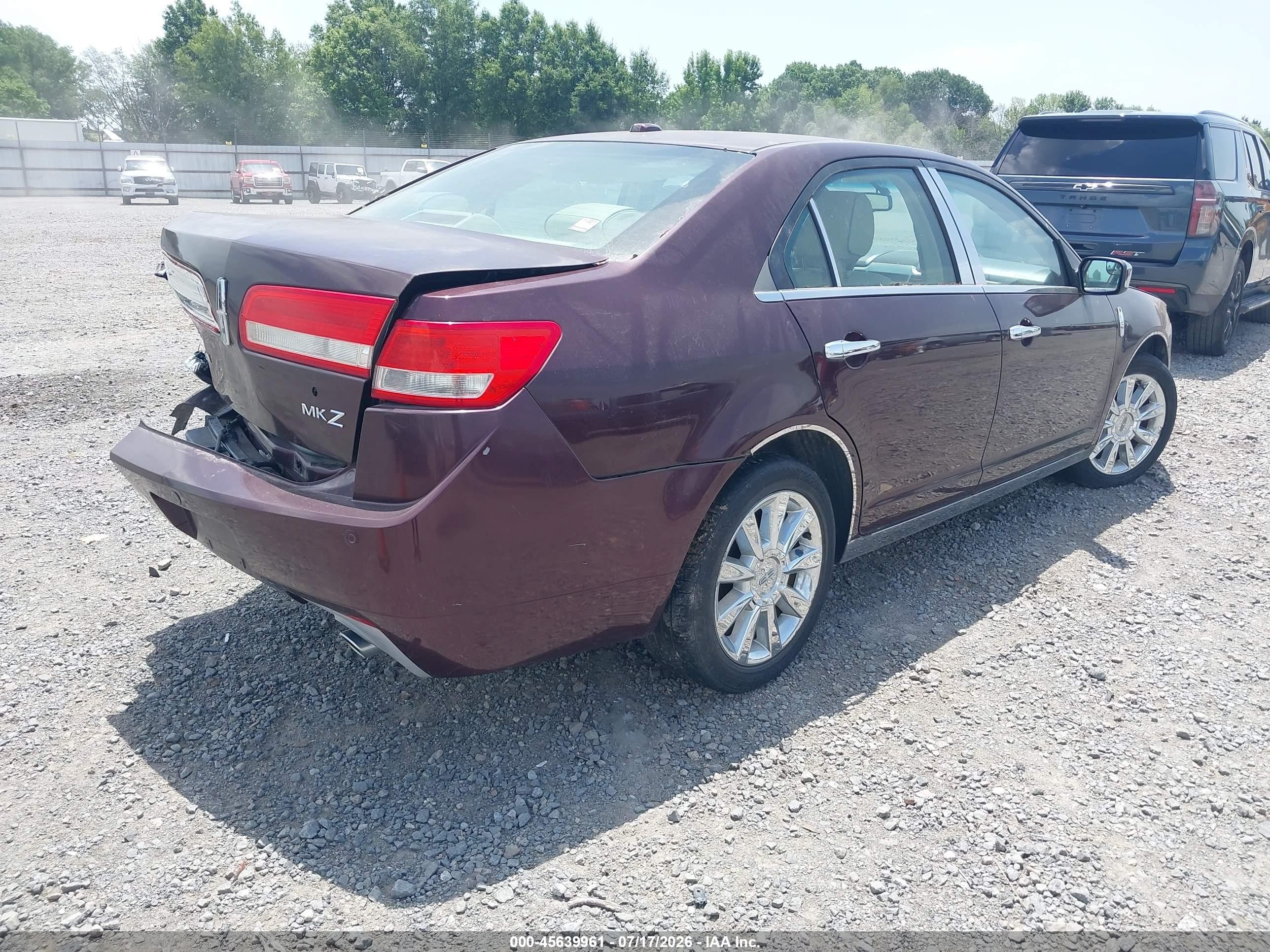 2011 Lincoln Mkz   Purple vin: 3LNHL2GC5BR769162