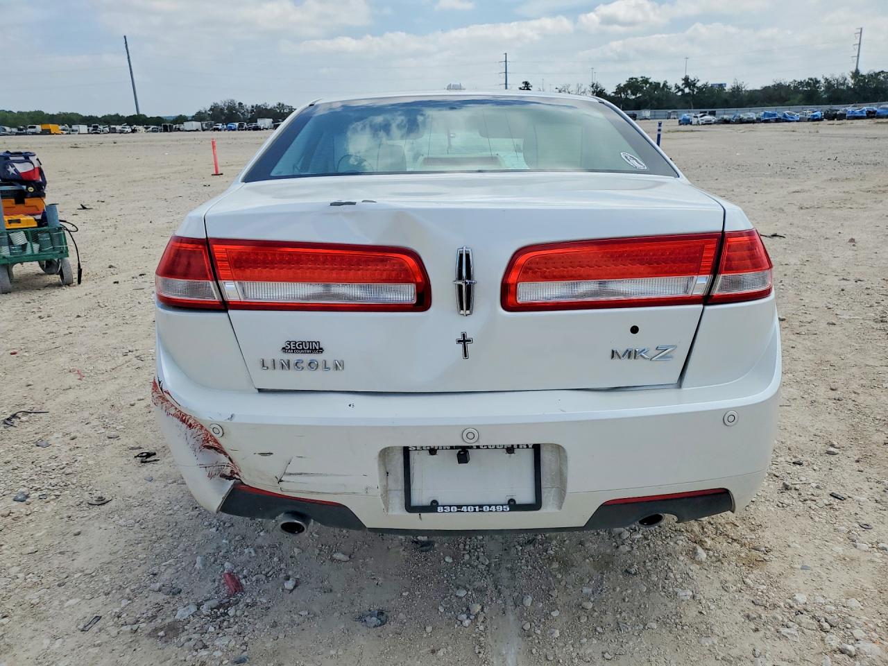 2012 Lincoln Mkz Белый vin: 3LNHL2GC5CR804526