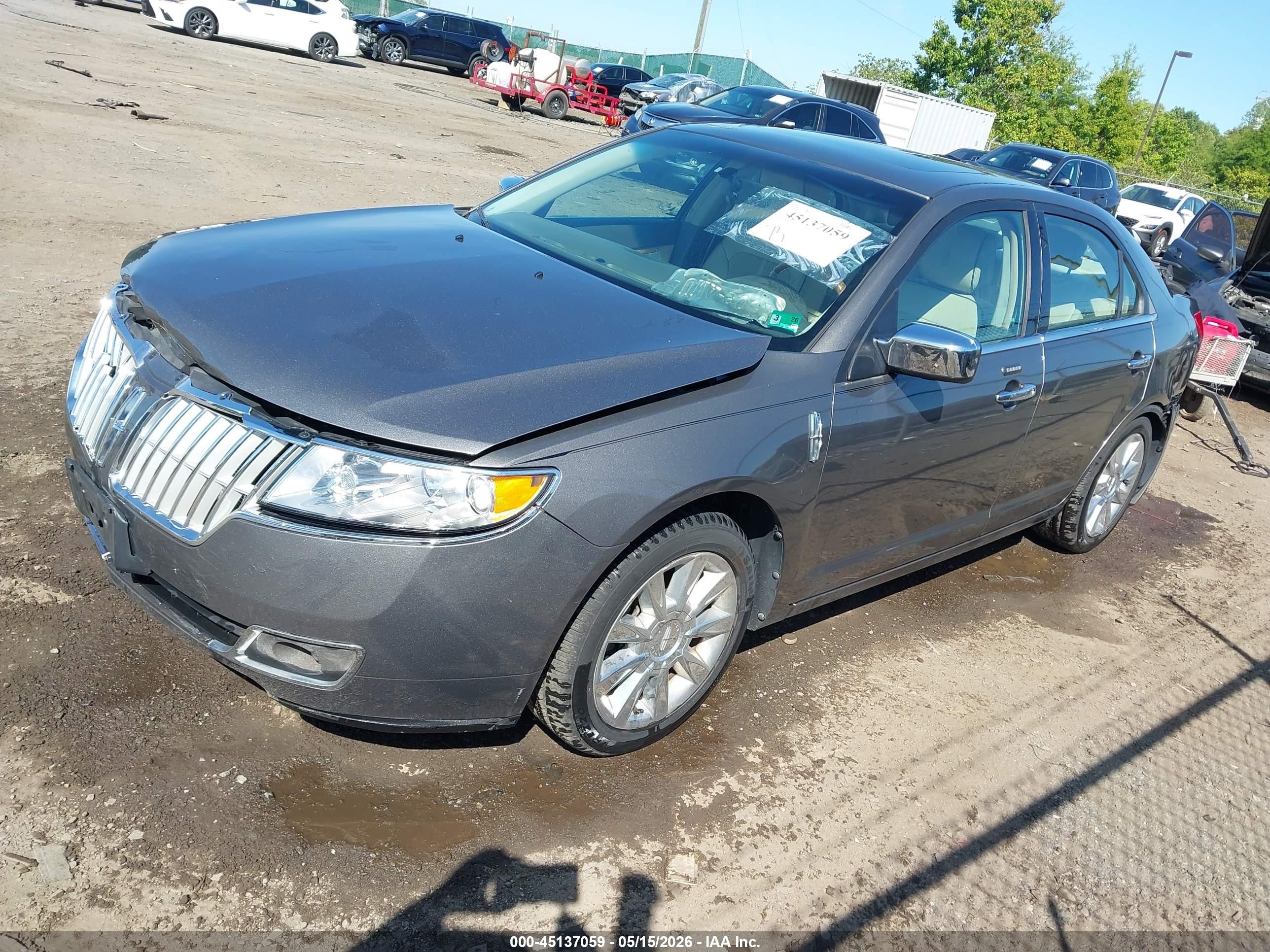 2012 Lincoln Mkz   Gray vin: 3LNHL2GC5CR823996