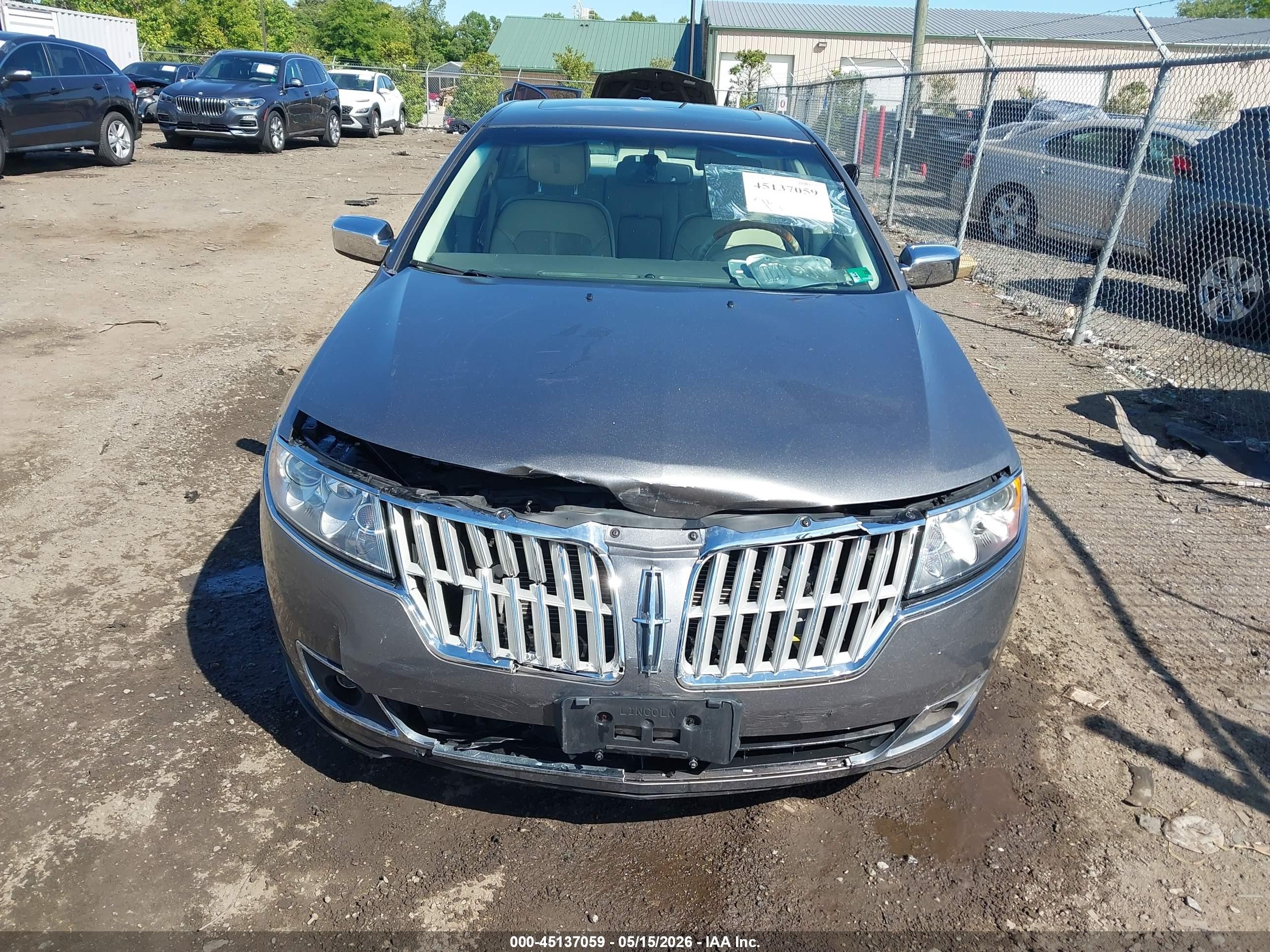 2012 Lincoln Mkz   Gray vin: 3LNHL2GC5CR823996
