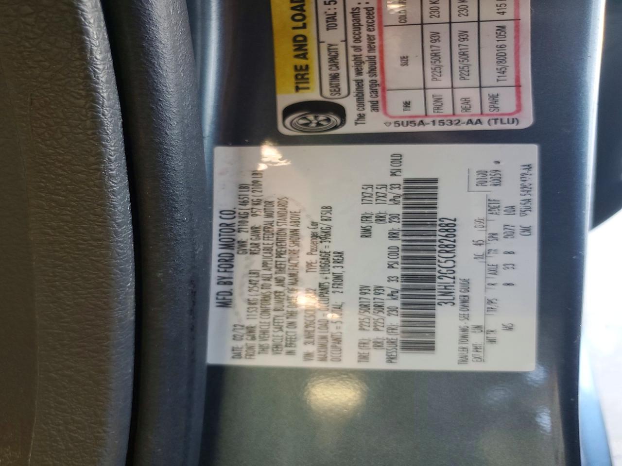 2012 Lincoln Mkz Gray vin: 3LNHL2GC5CR826882