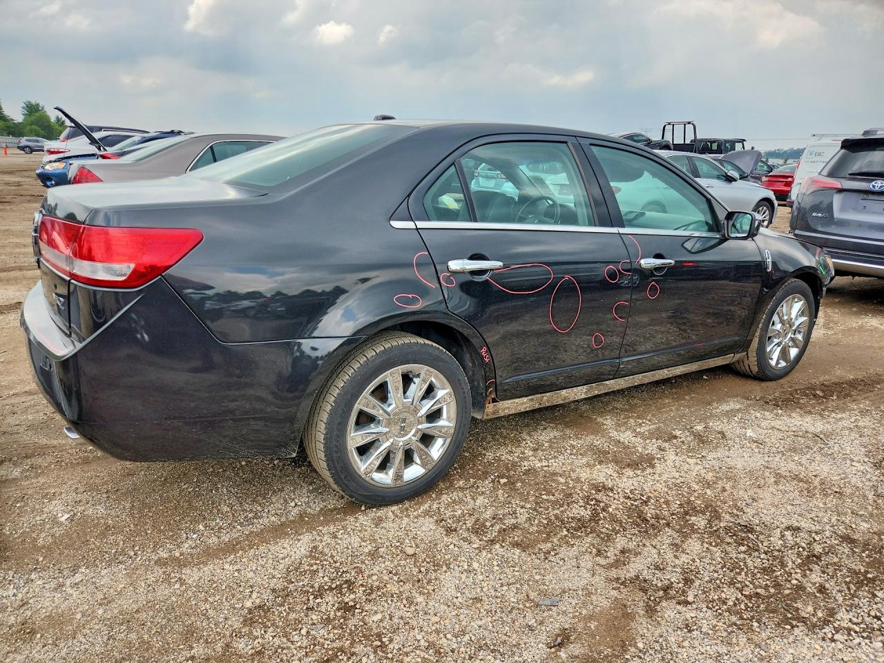 2012 Lincoln Mkz Black vin: 3LNHL2GC5CR828874