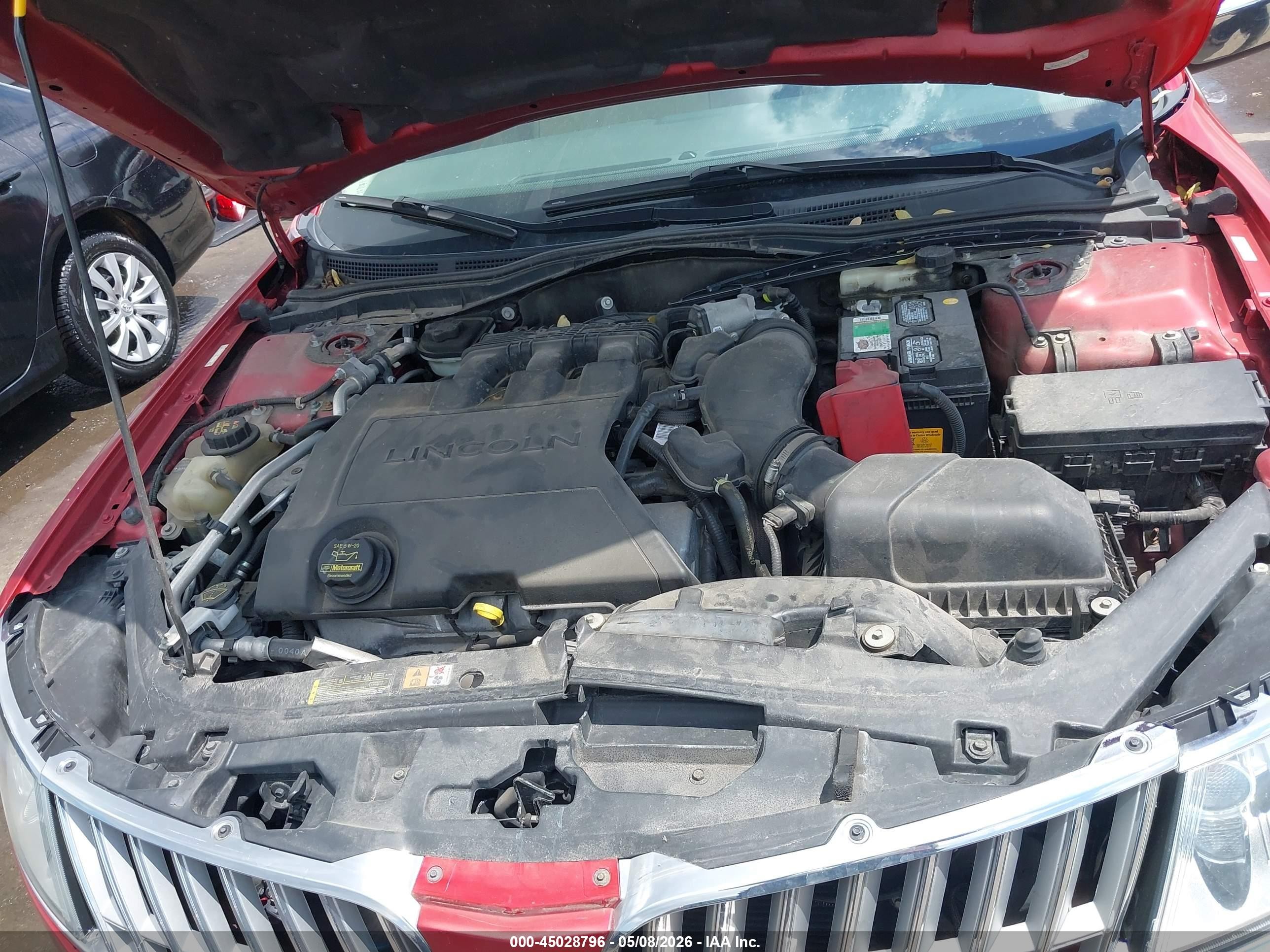 2010 Lincoln Mkz   Red vin: 3LNHL2GC6AR750179