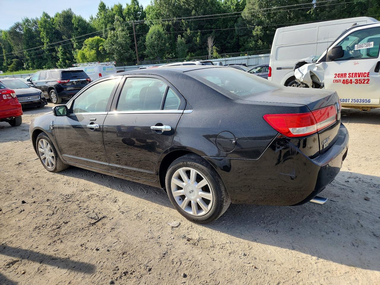 2011 Lincoln Mkz Black vin: 3LNHL2GC6BR772913