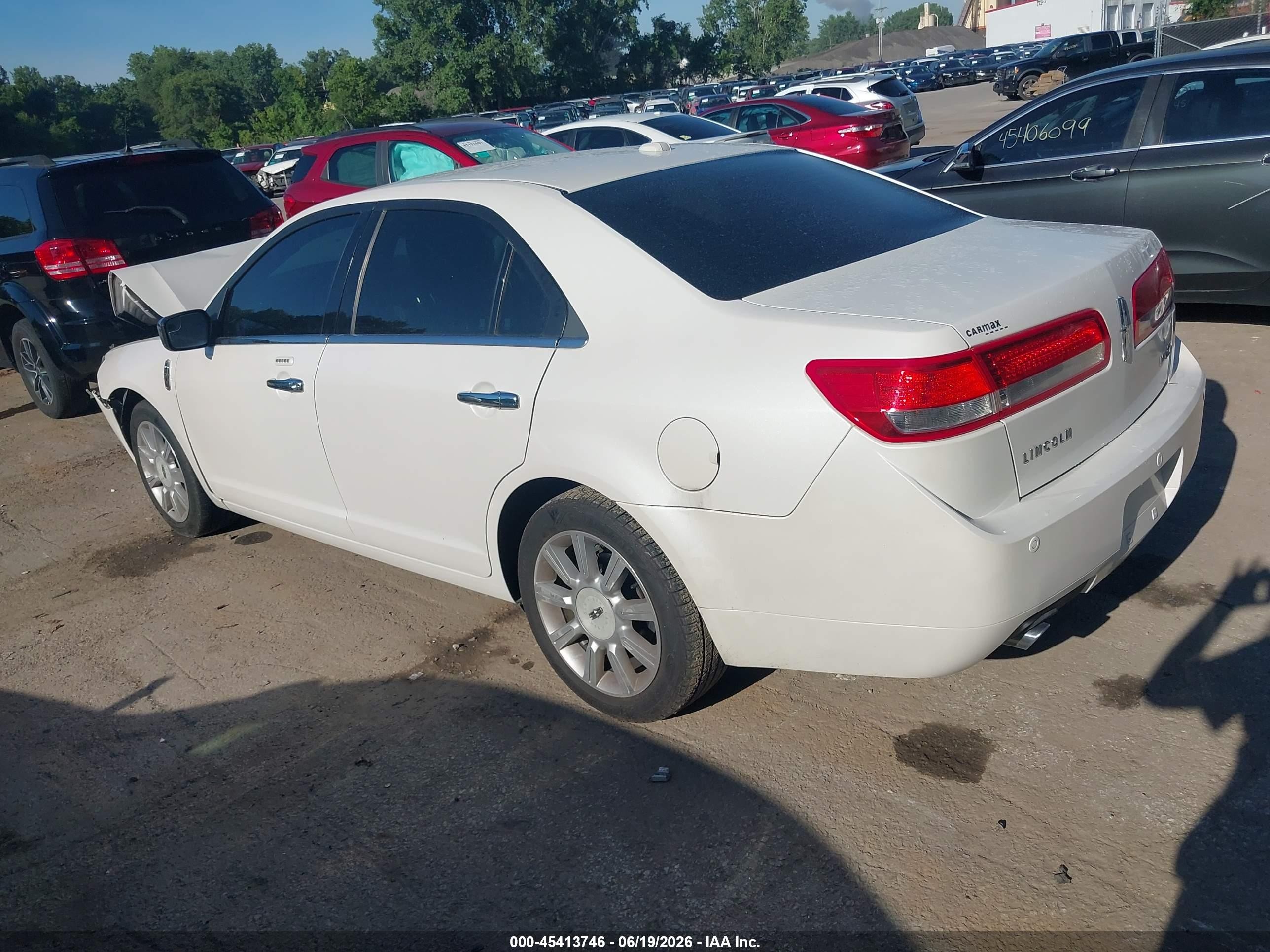 2011 Lincoln Mkz   White vin: 3LNHL2GC6BR774435