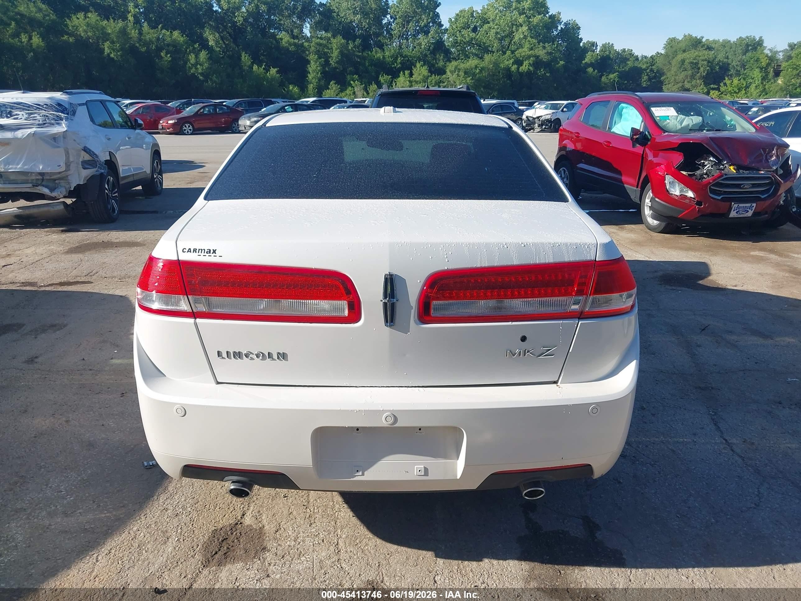2011 Lincoln Mkz   White vin: 3LNHL2GC6BR774435