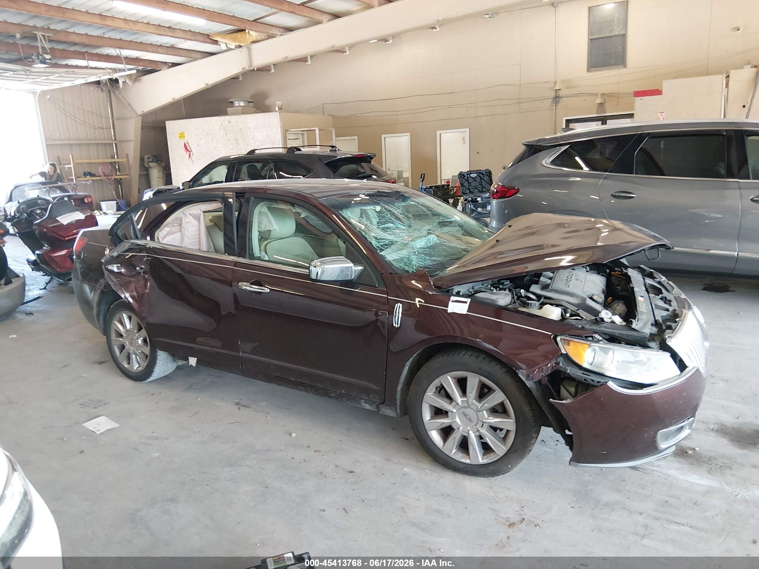 2012 Lincoln Mkz   Burgundy vin: 3LNHL2GC6CR808259