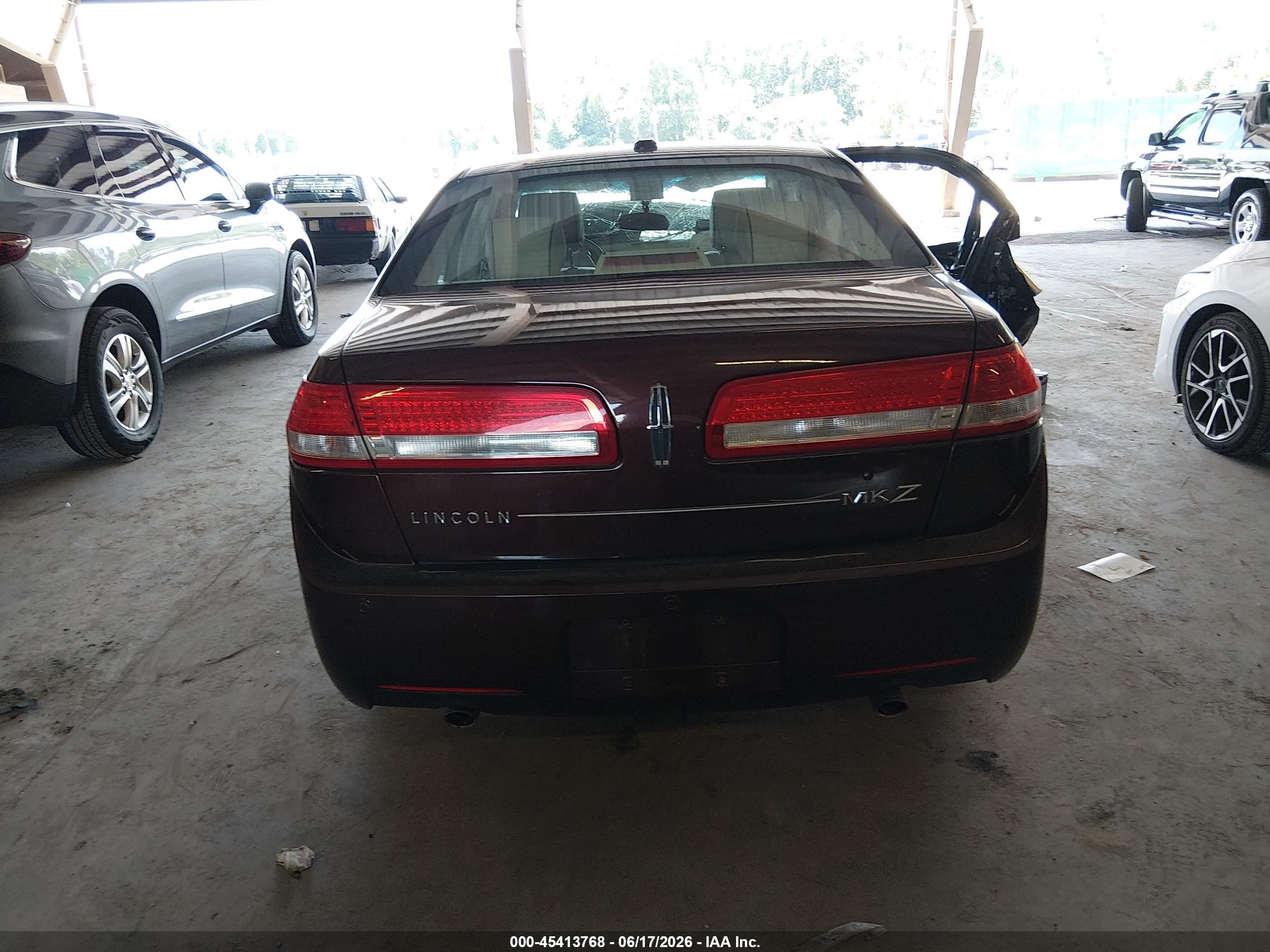 2012 Lincoln Mkz   Burgundy vin: 3LNHL2GC6CR808259