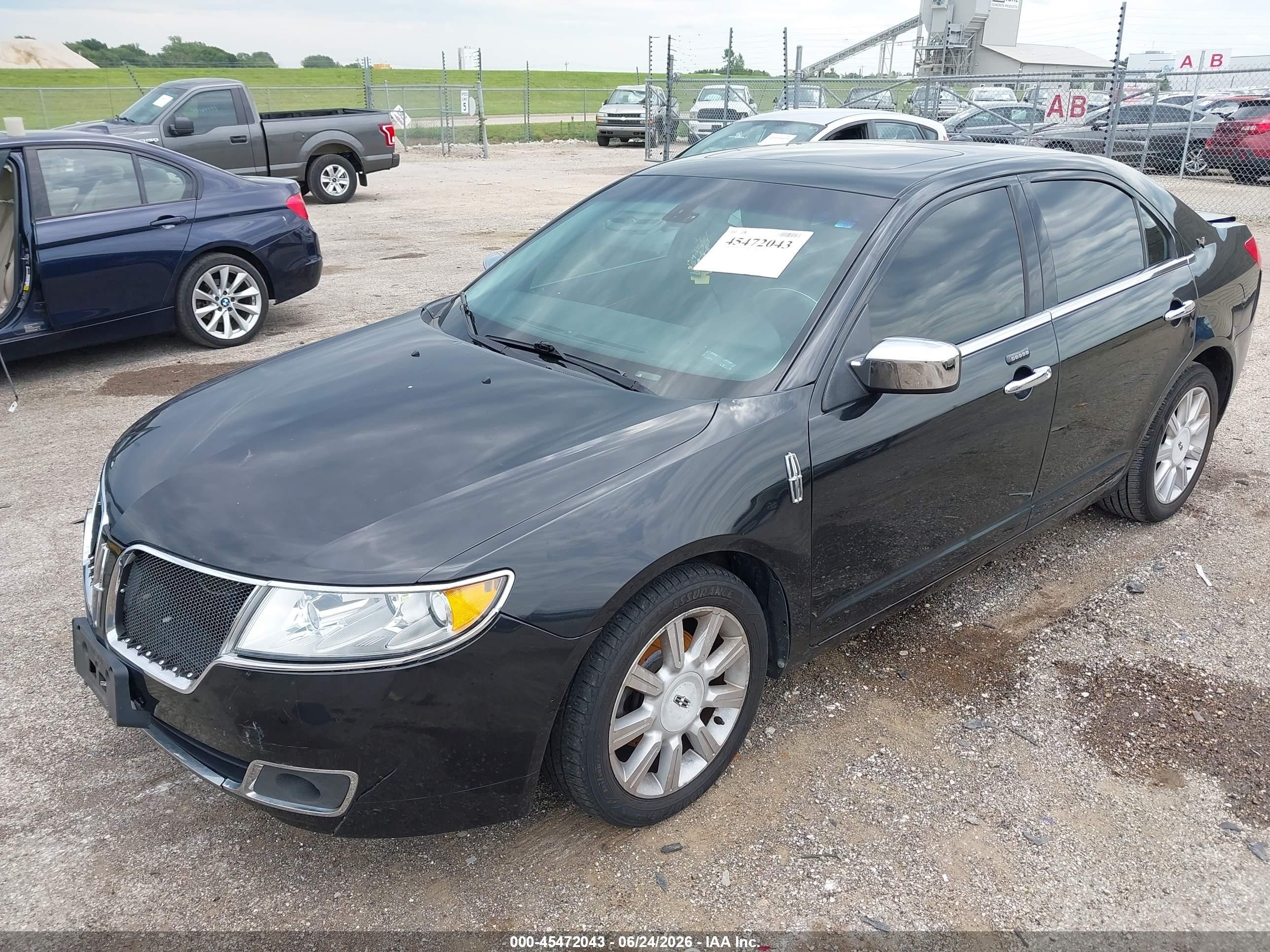 2010 Lincoln Mkz Black vin: 3LNHL2GC7AR627135