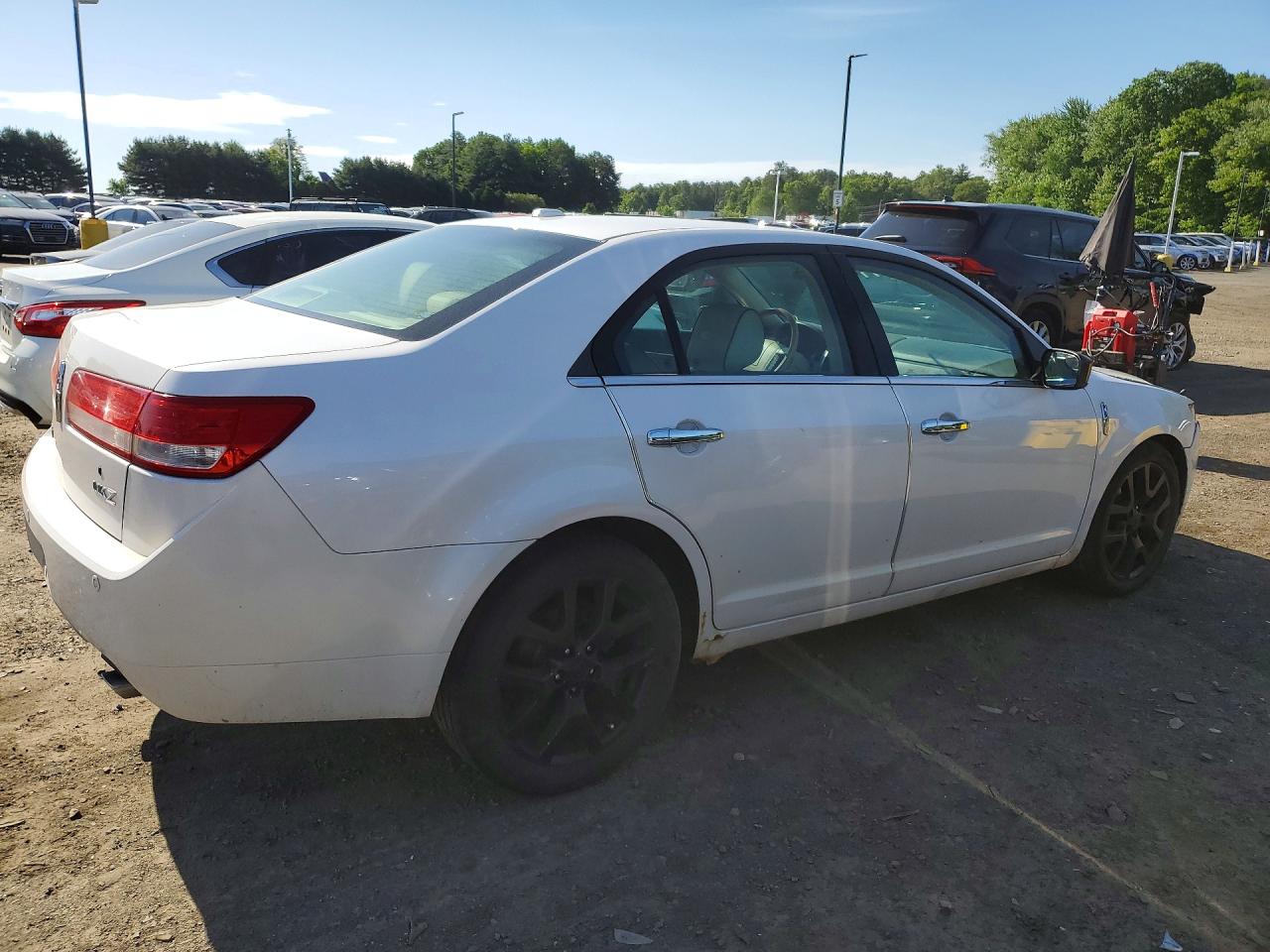 2011 Lincoln Mkz White vin: 3LNHL2GC7BR758146
