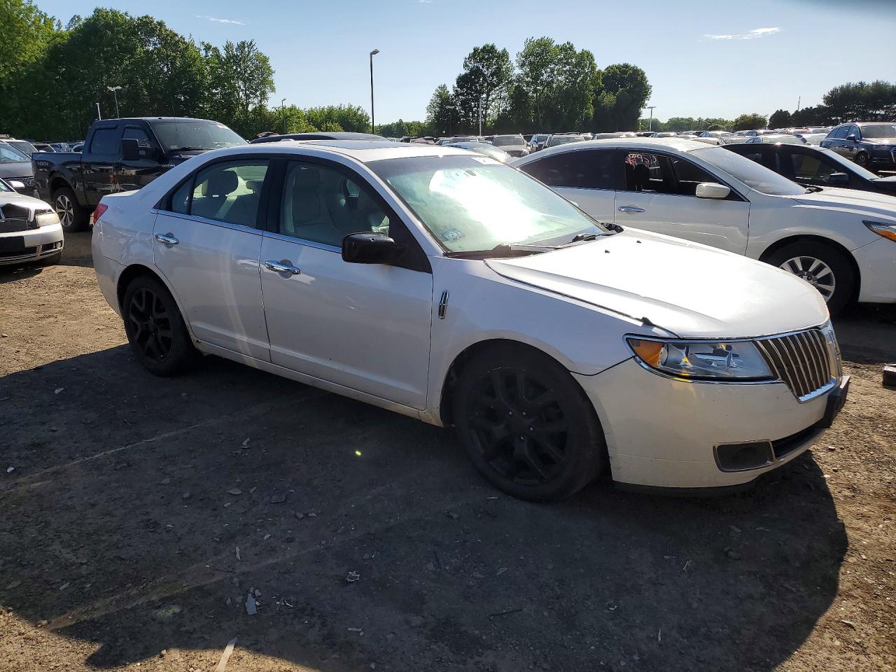2011 Lincoln Mkz White vin: 3LNHL2GC7BR758146