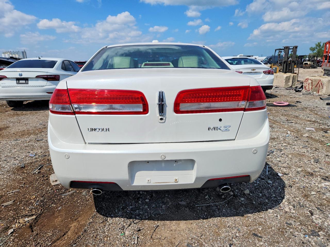 2011 Lincoln Mkz White vin: 3LNHL2GC7BR760723
