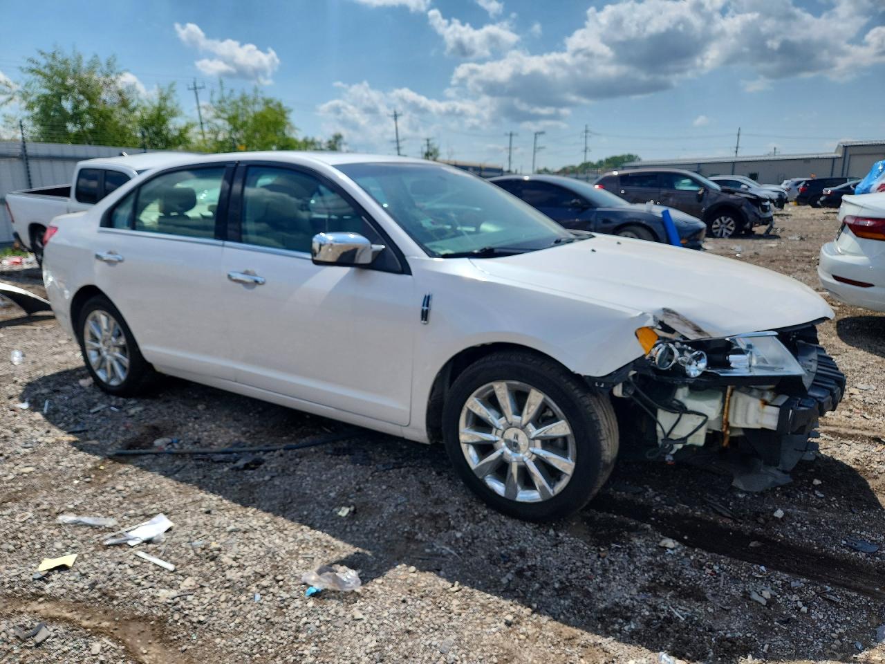 2011 Lincoln Mkz White vin: 3LNHL2GC7BR760723