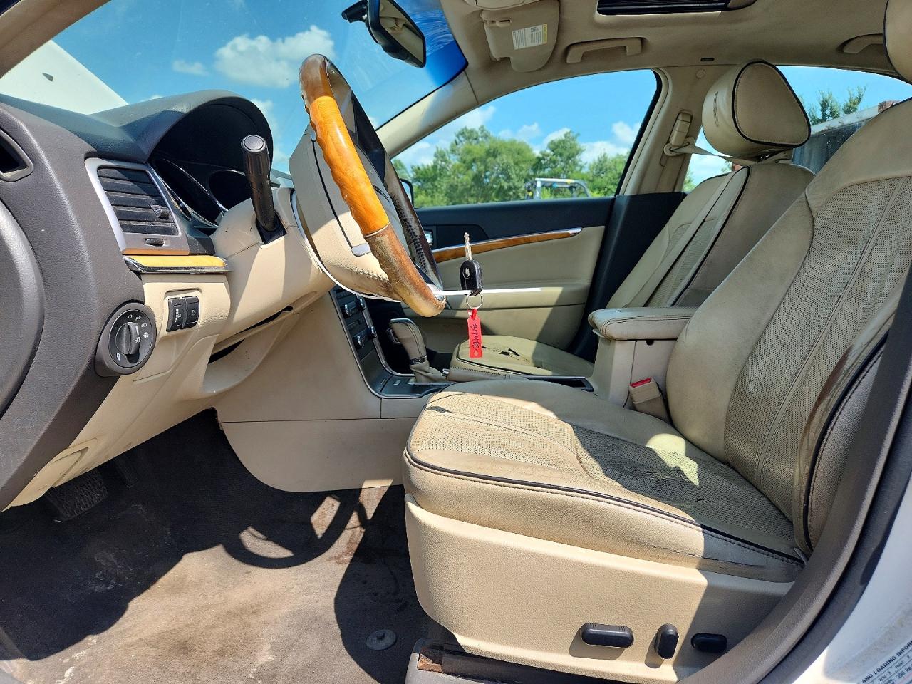 2011 Lincoln Mkz White vin: 3LNHL2GC7BR760723