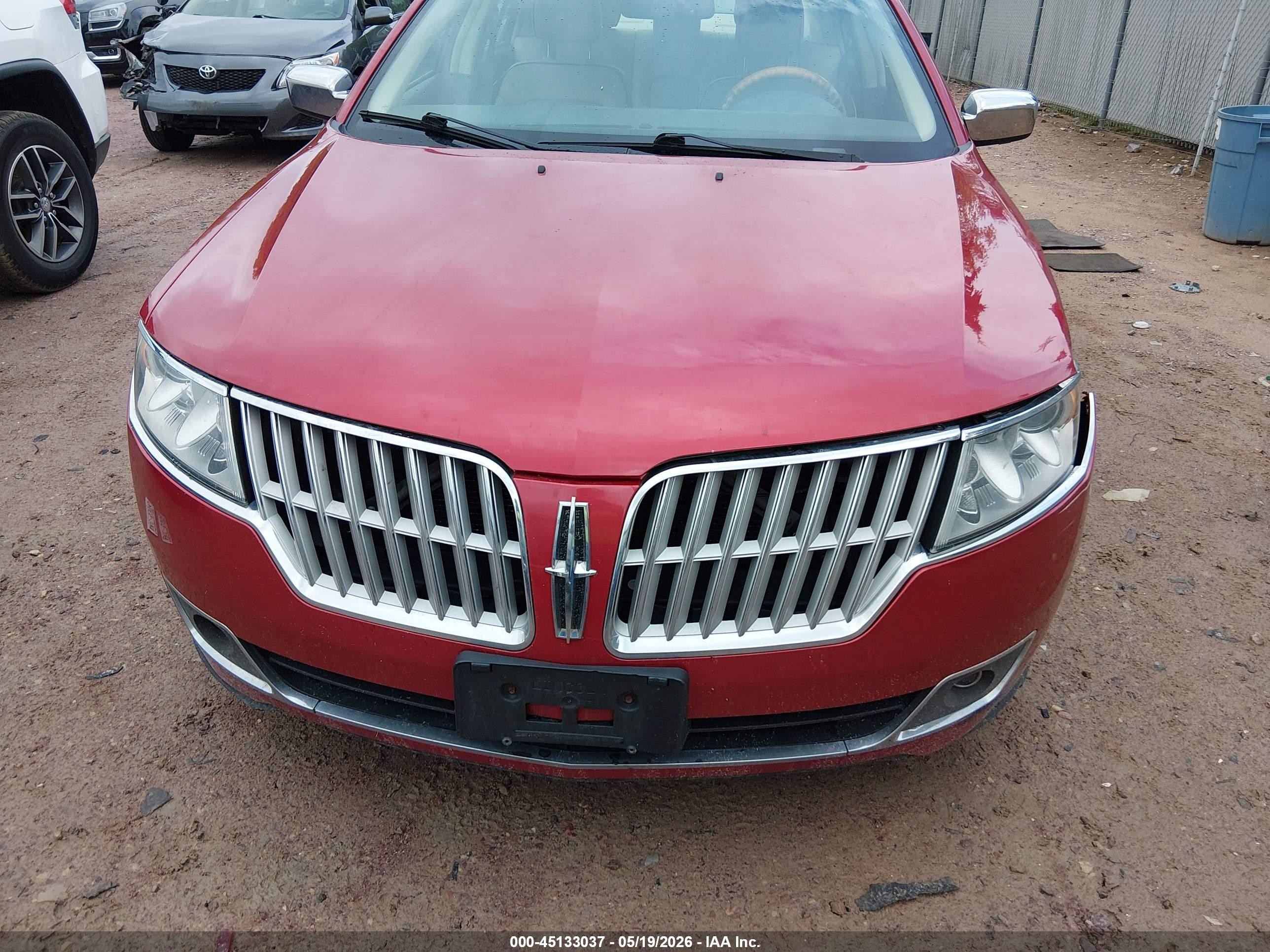 2011 Lincoln Mkz   Red vin: 3LNHL2GC7BR762164