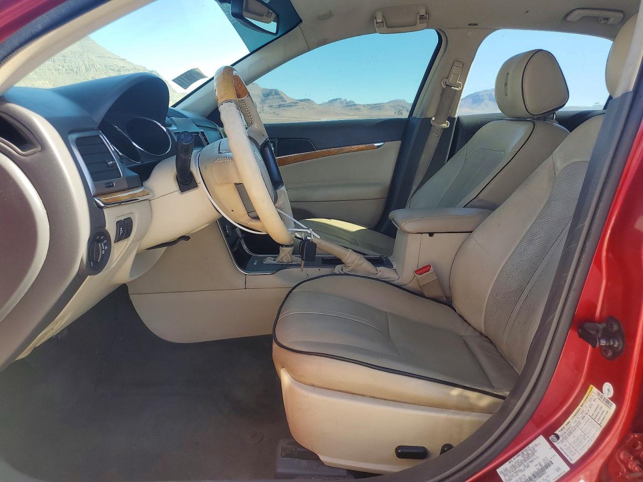 2012 Lincoln Mkz Red vin: 3LNHL2GC7CR809033