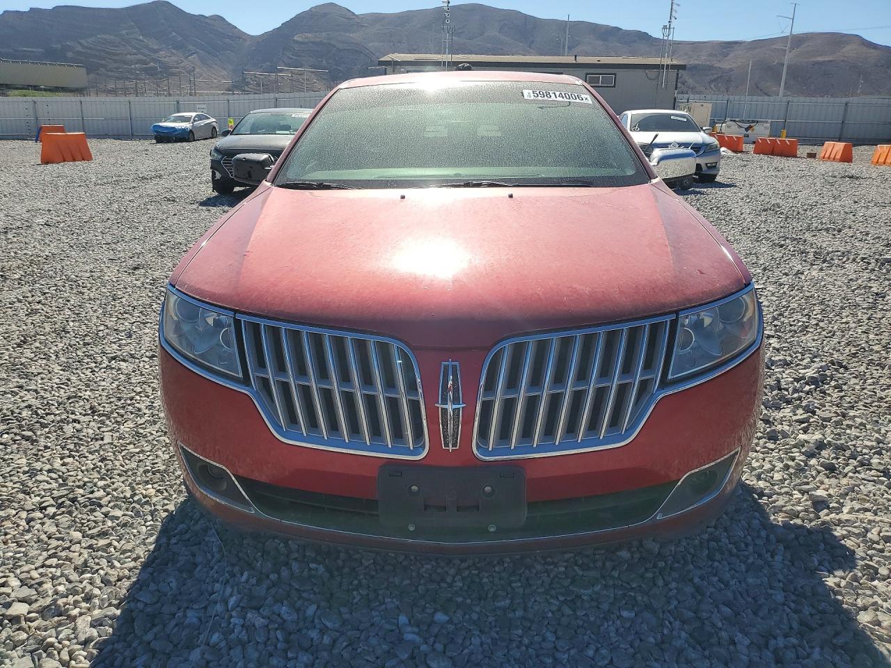 2012 Lincoln Mkz Red vin: 3LNHL2GC7CR809033