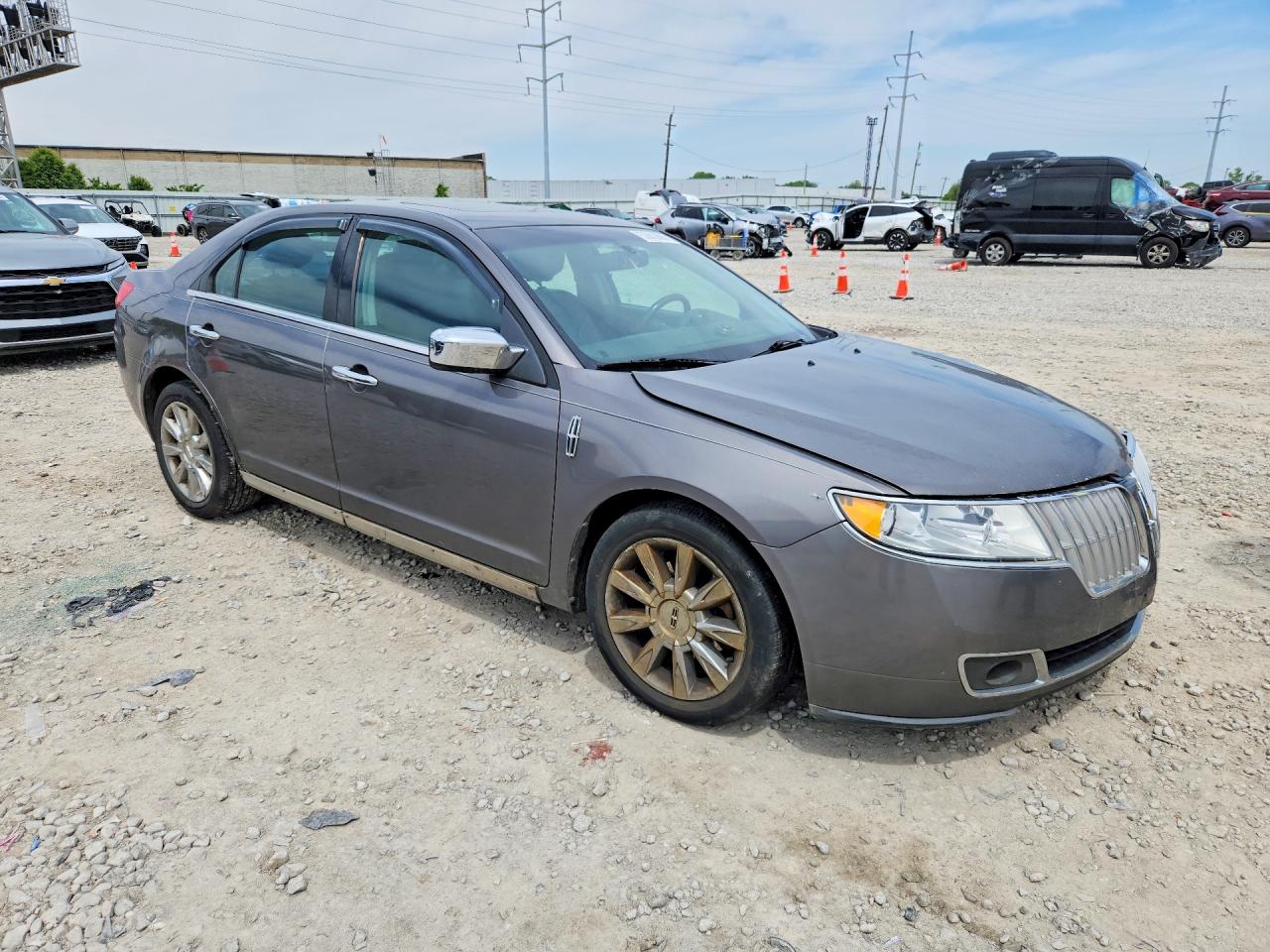 2012 Lincoln Mkz Gray vin: 3LNHL2GC7CR811378
