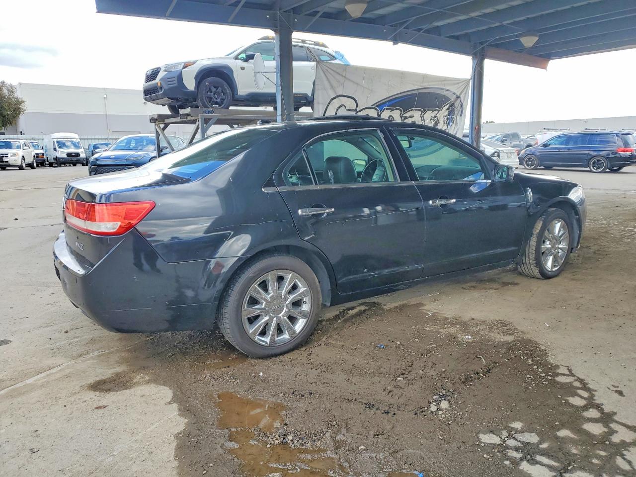 2012 Lincoln Mkz Черный vin: 3LNHL2GC7CR827385