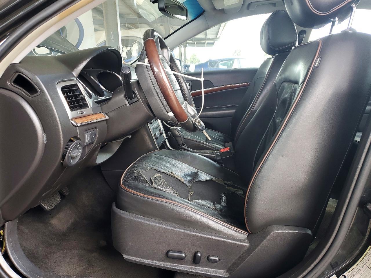 2012 Lincoln Mkz Черный vin: 3LNHL2GC7CR827385