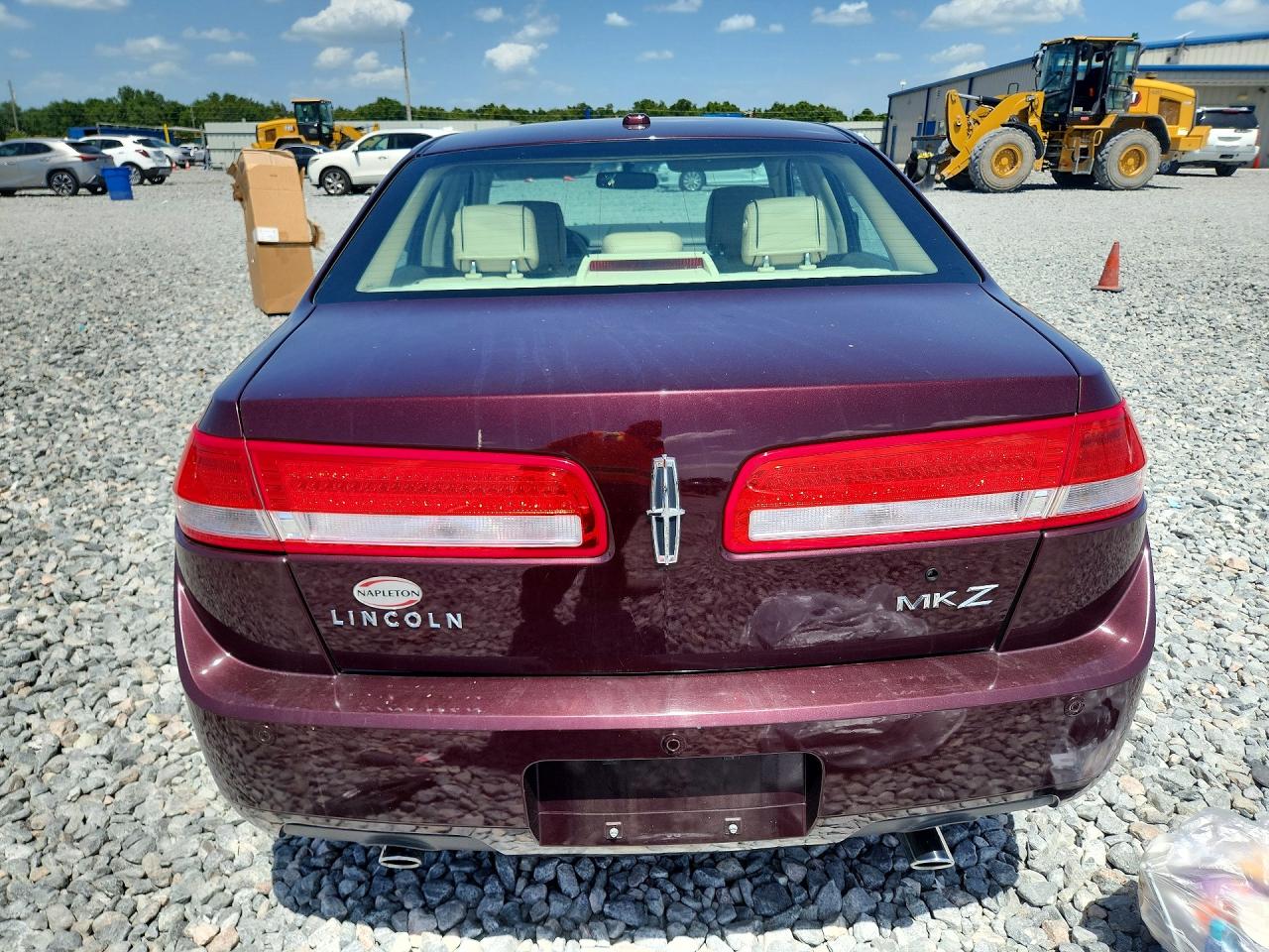 2012 Linc Mkz Burgundy vin: 3LNHL2GC7CR828830