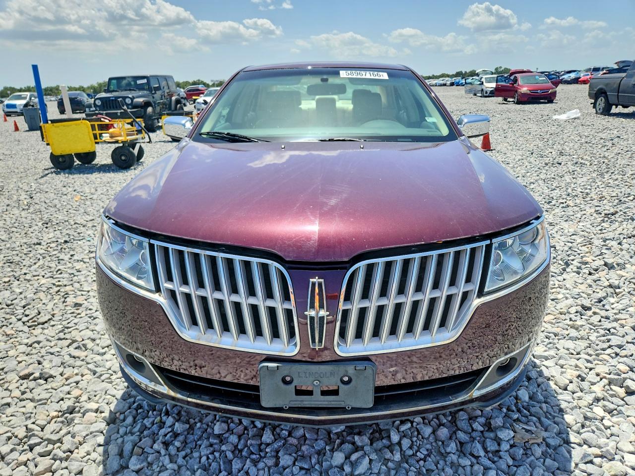 2012 Linc Mkz Burgundy vin: 3LNHL2GC7CR828830