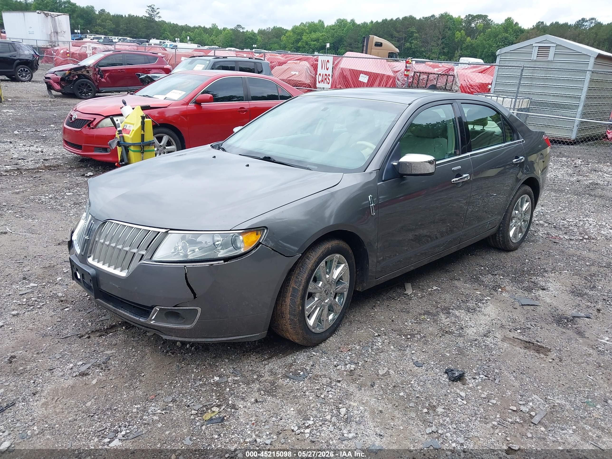 2012 Lincoln Mkz   Gray vin: 3LNHL2GC7CR831372