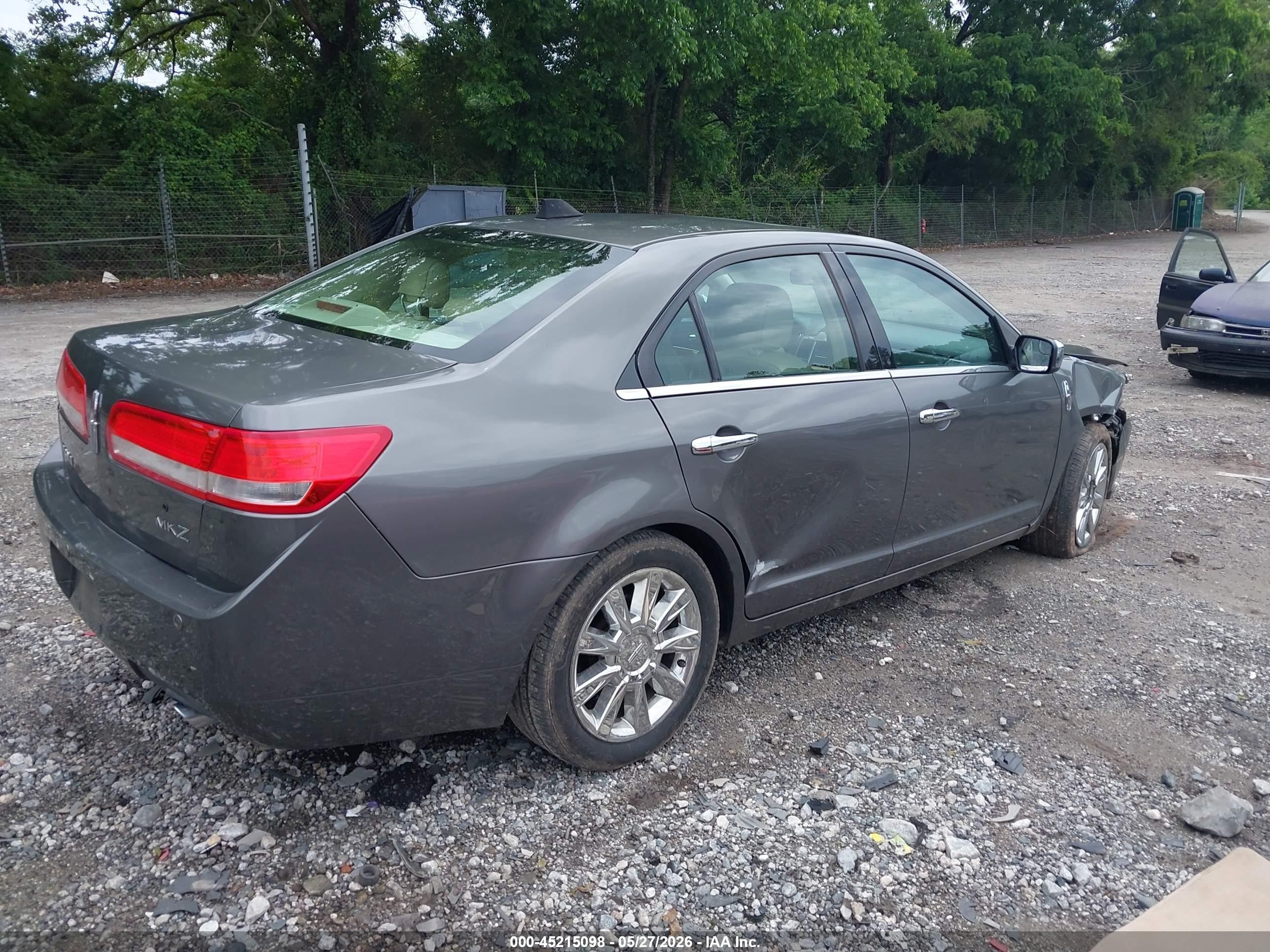 2012 Lincoln Mkz   Gray vin: 3LNHL2GC7CR831372