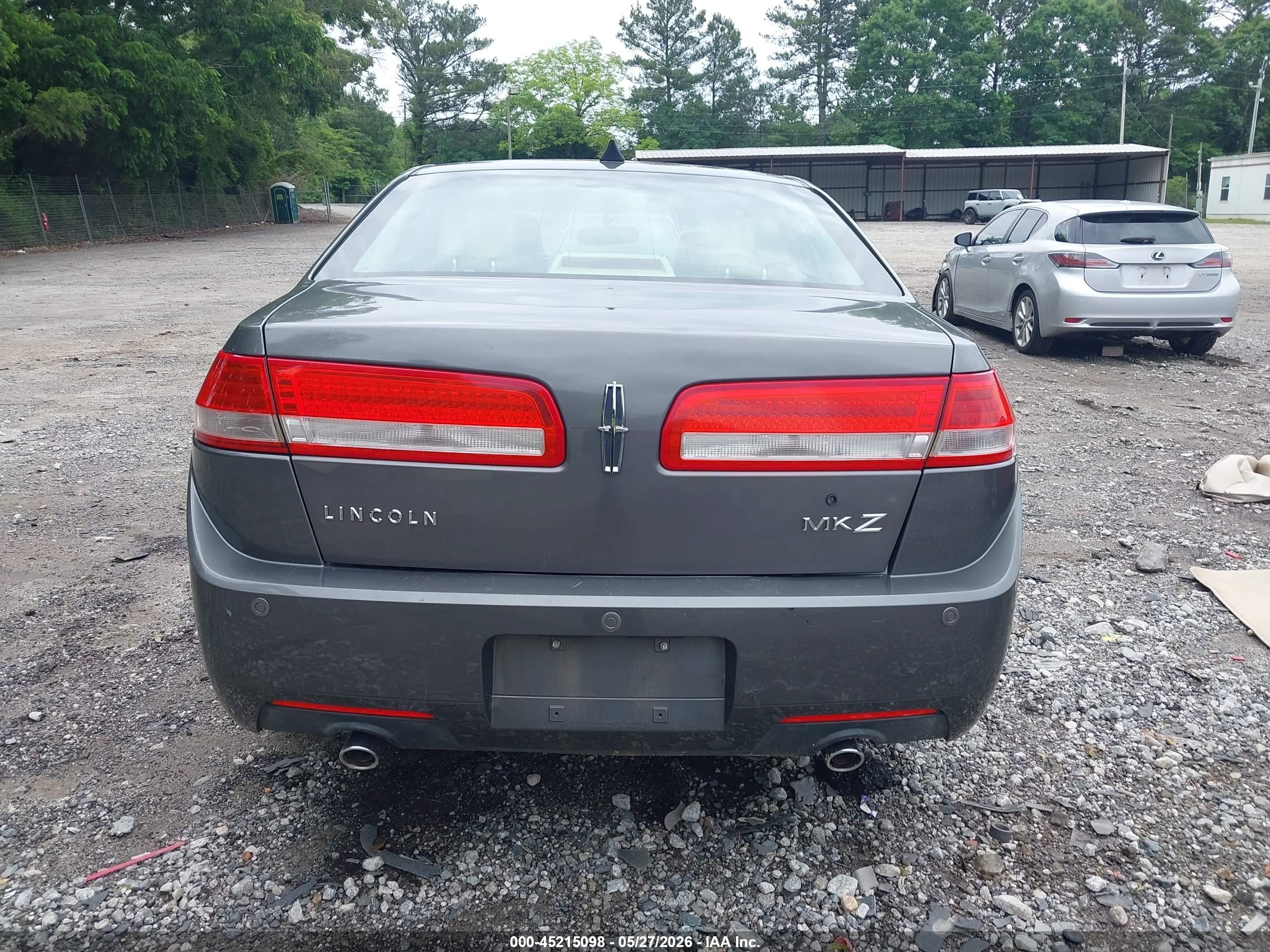 2012 Lincoln Mkz   Gray vin: 3LNHL2GC7CR831372
