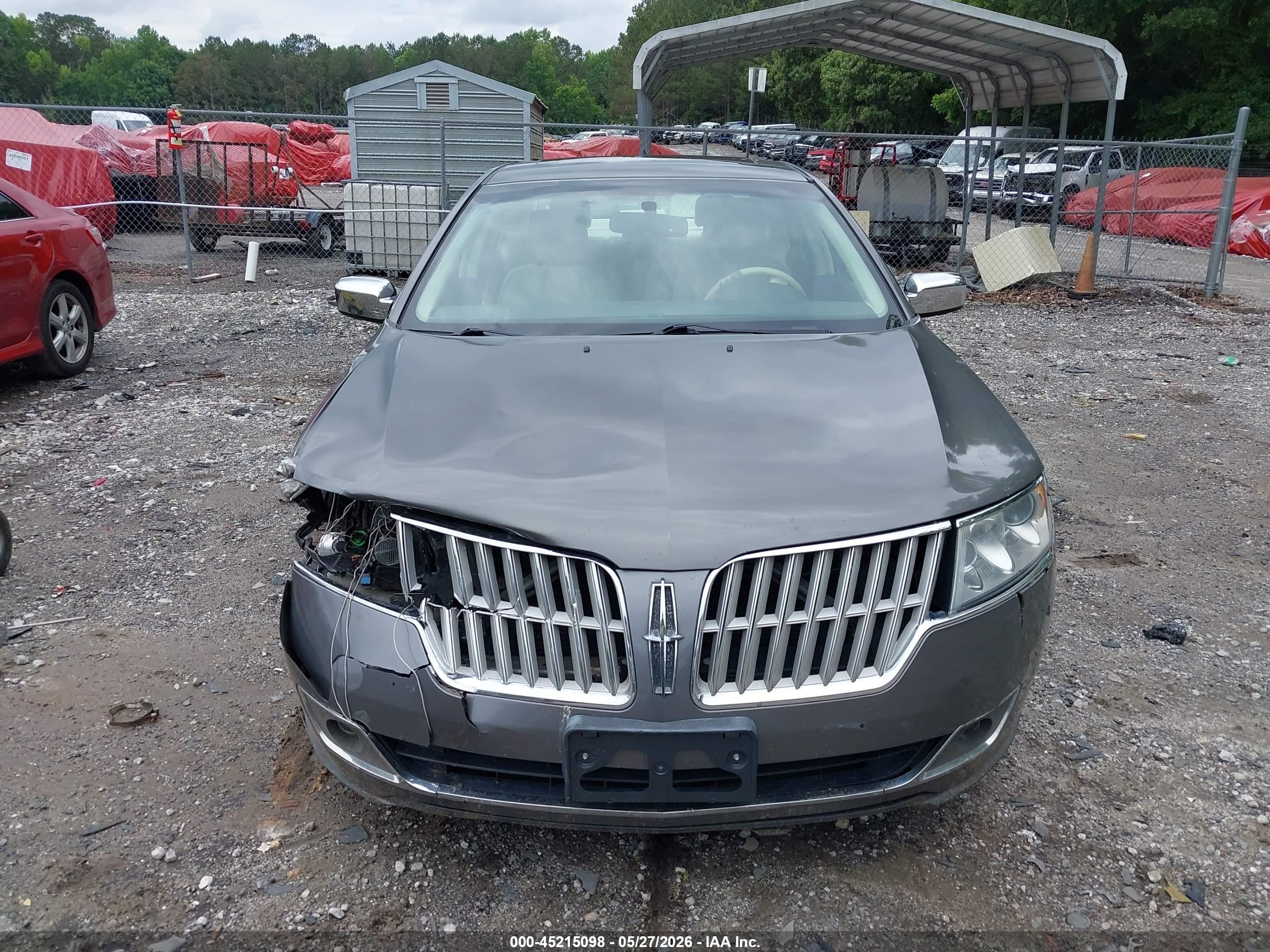 2012 Lincoln Mkz   Gray vin: 3LNHL2GC7CR831372