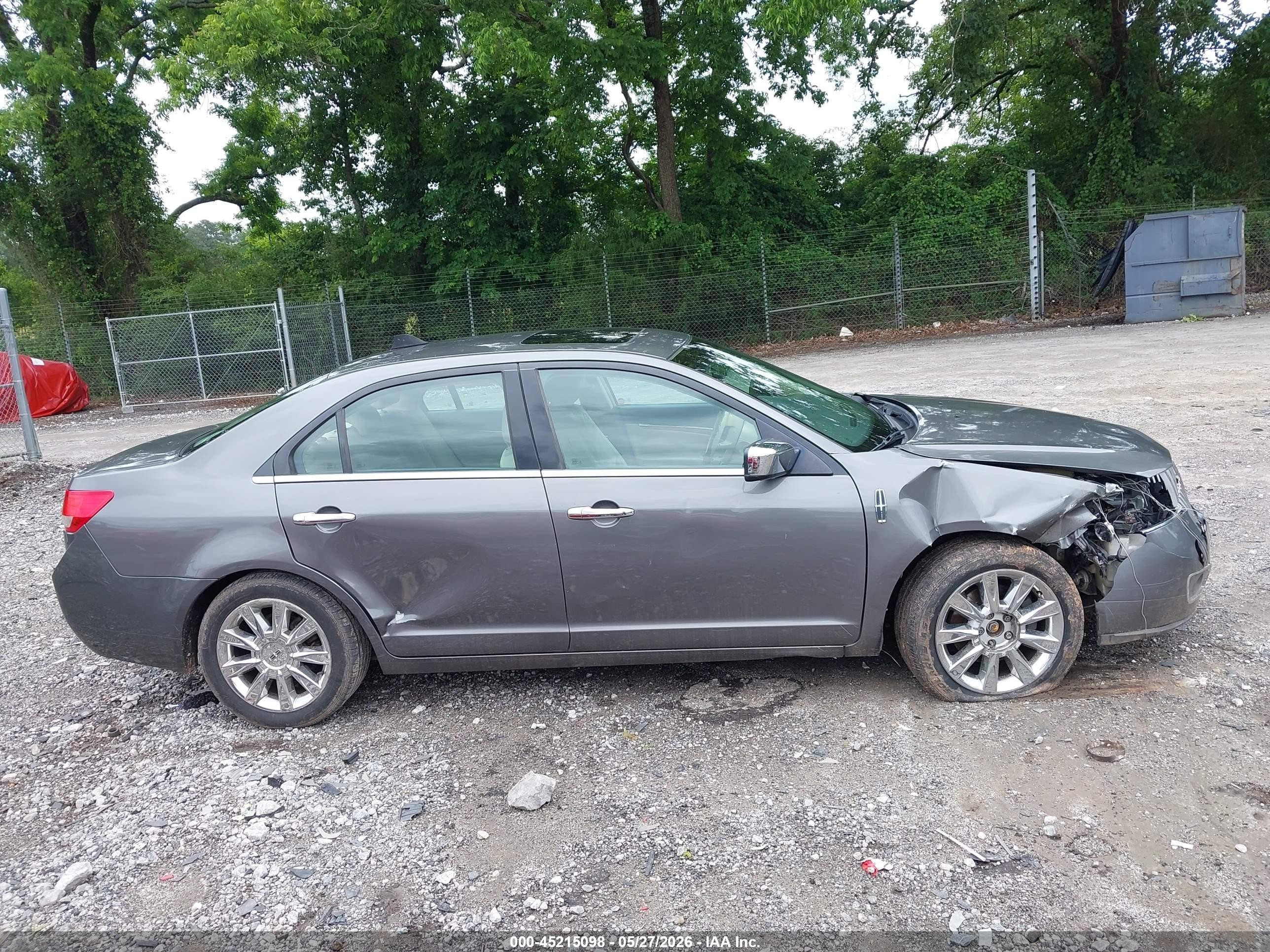 2012 Lincoln Mkz   Gray vin: 3LNHL2GC7CR831372