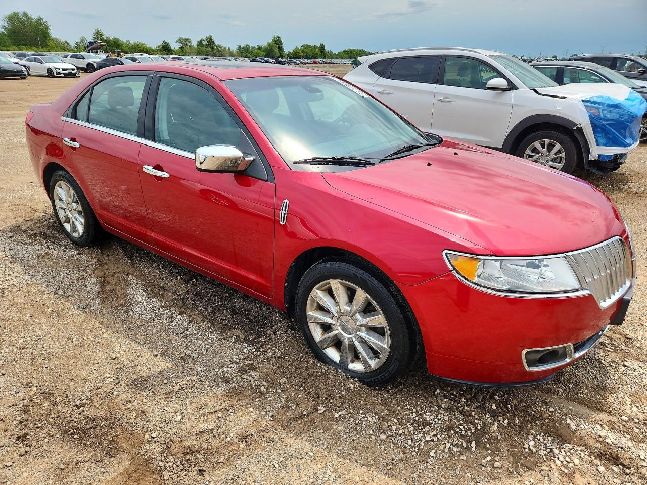 2012 Lincoln Mkz Burgundy vin: 3LNHL2GC7CR832652