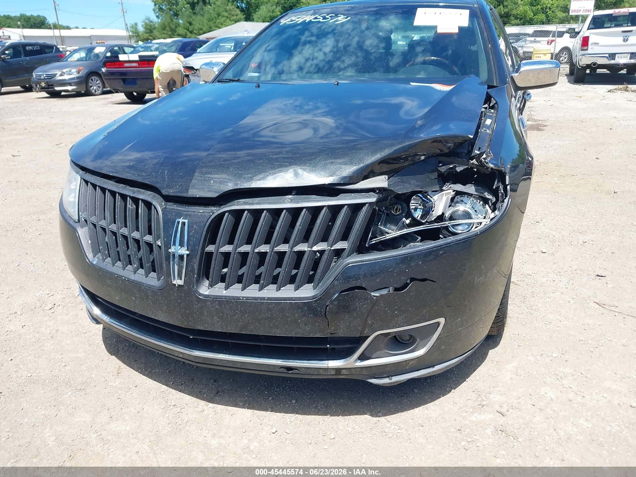 2012 Lincoln Mkz   Black vin: 3LNHL2GC7CR833056