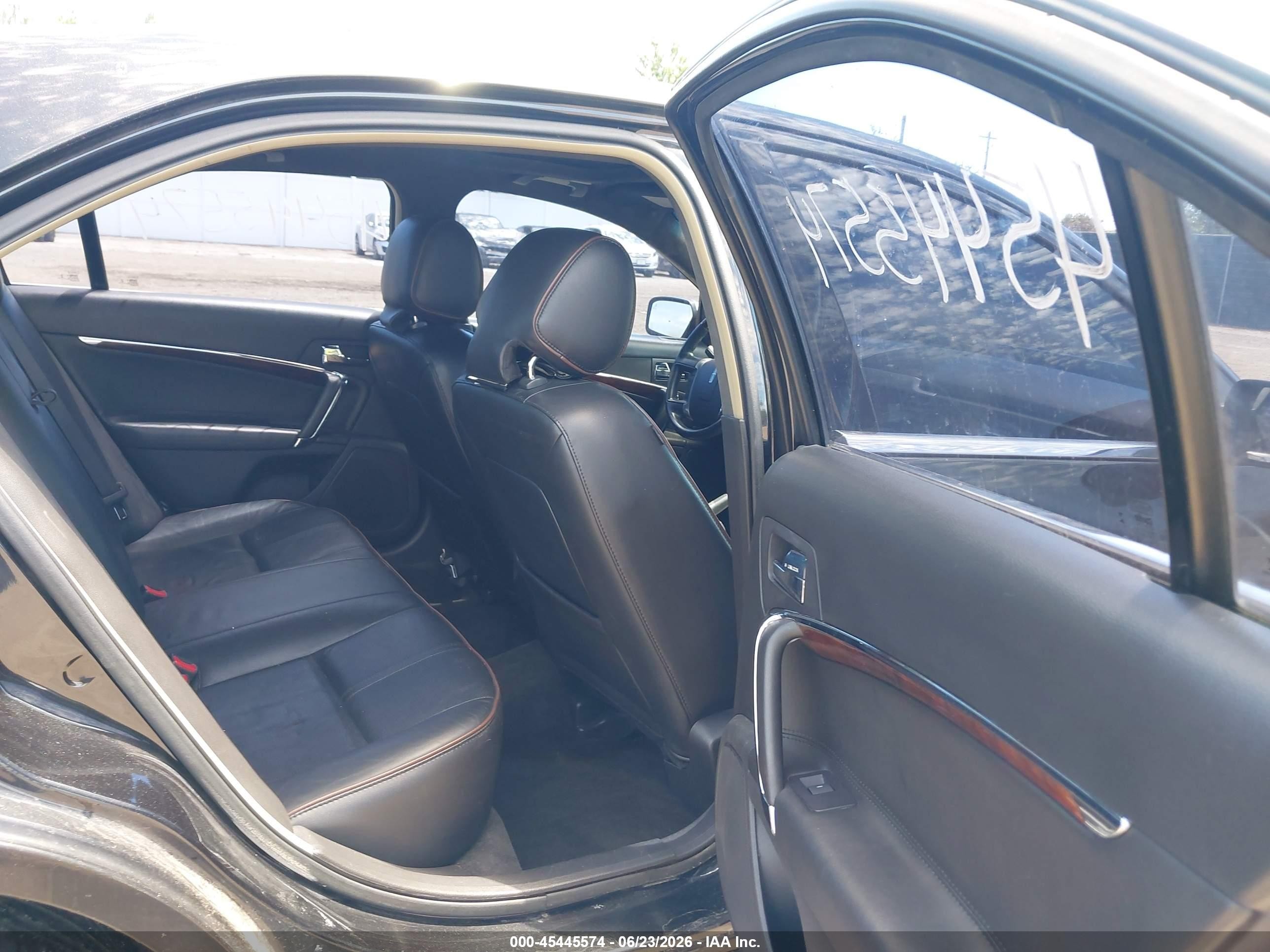2012 Lincoln Mkz   Black vin: 3LNHL2GC7CR833056