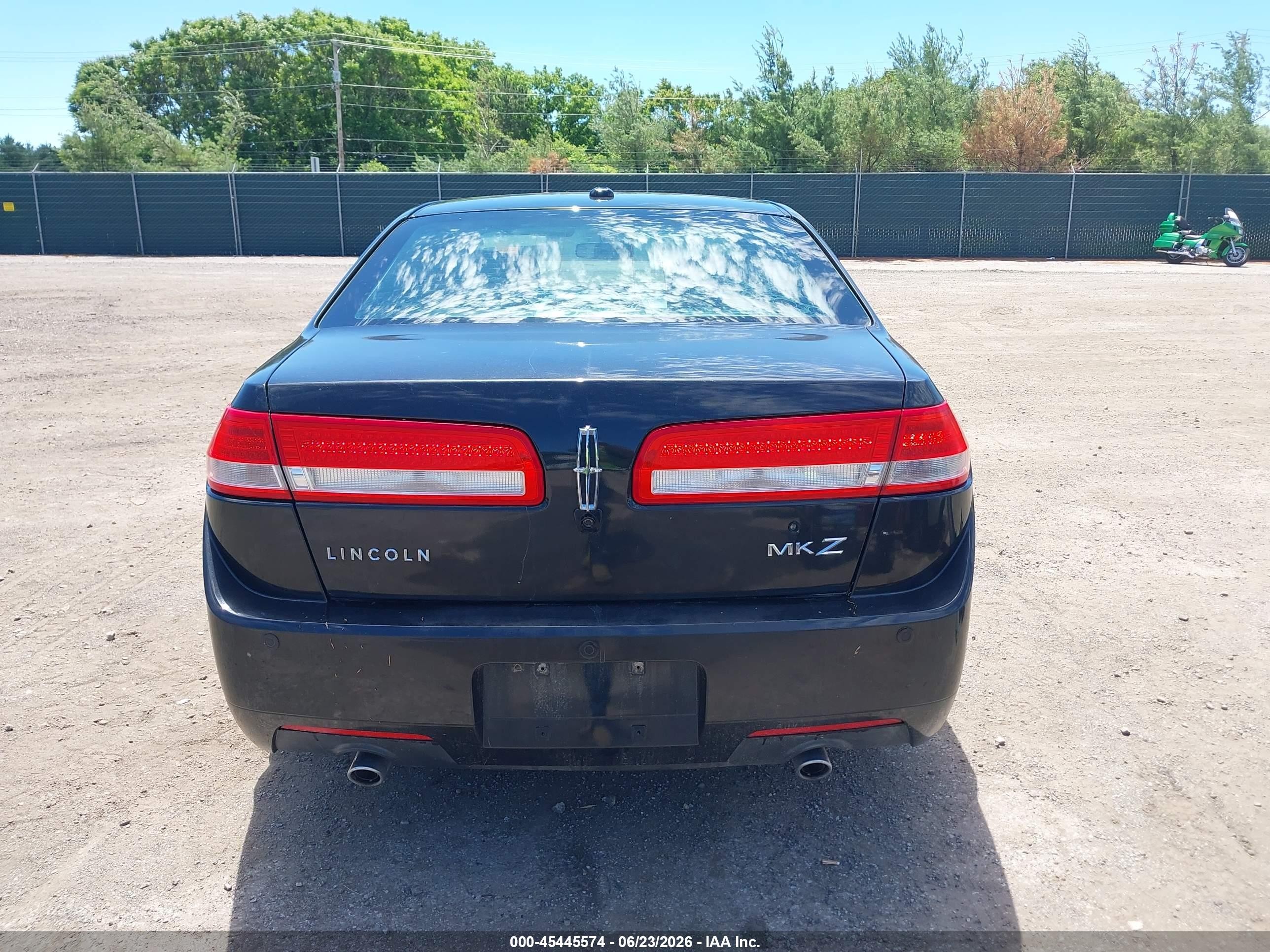 2012 Lincoln Mkz   Black vin: 3LNHL2GC7CR833056