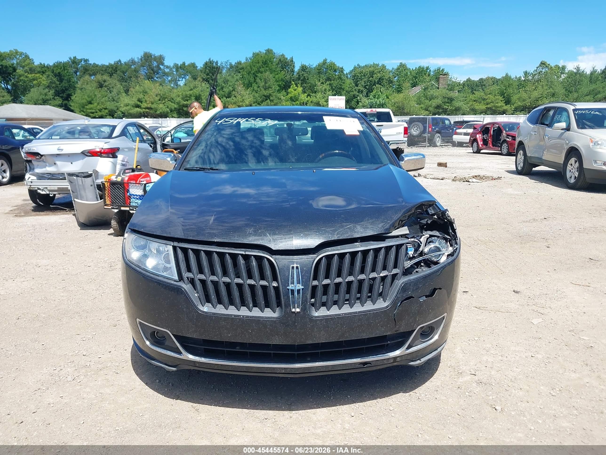 2012 Lincoln Mkz   Black vin: 3LNHL2GC7CR833056