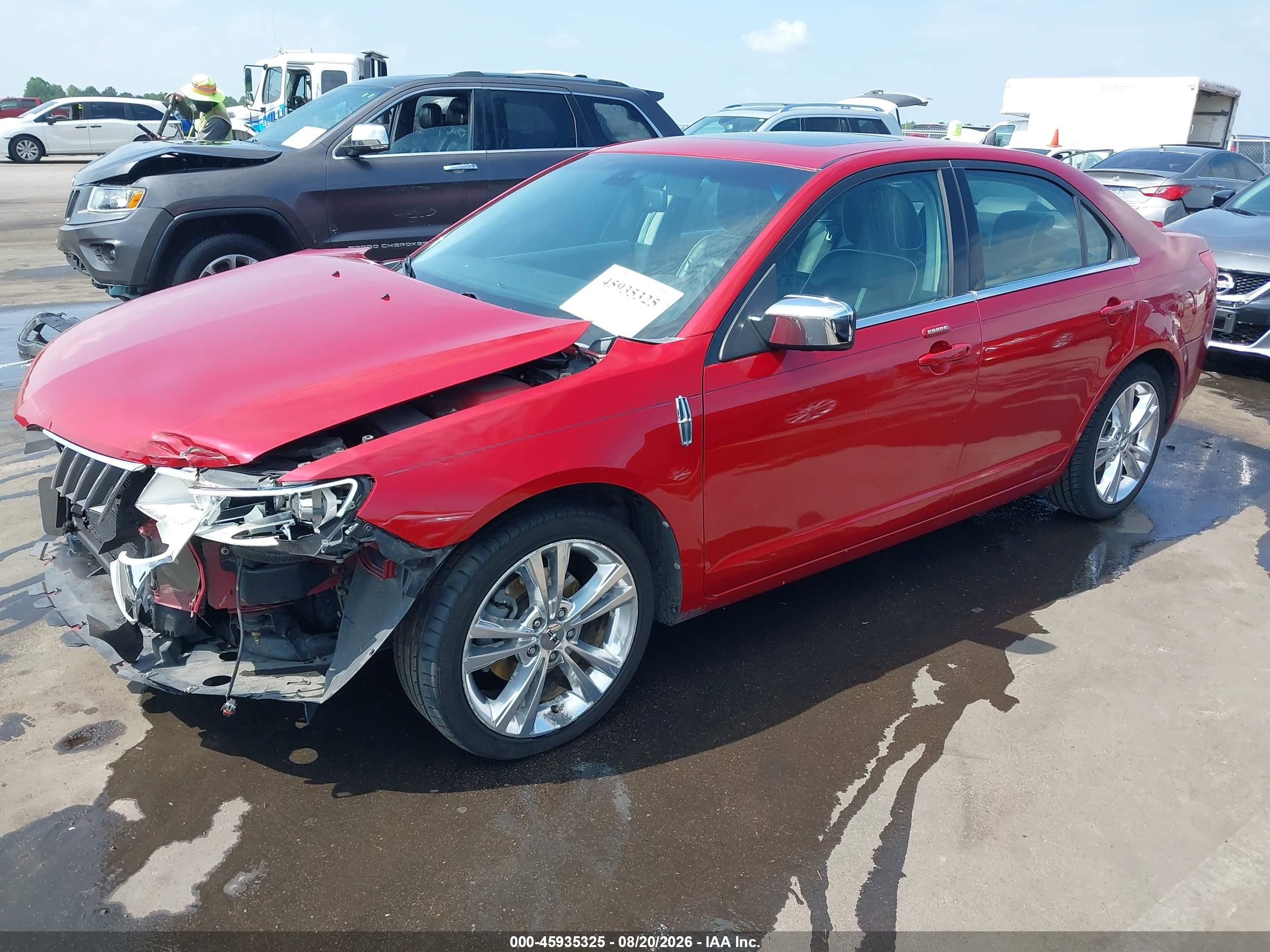 2010 Lincoln Mkz   Red vin: 3LNHL2GC8AR602664