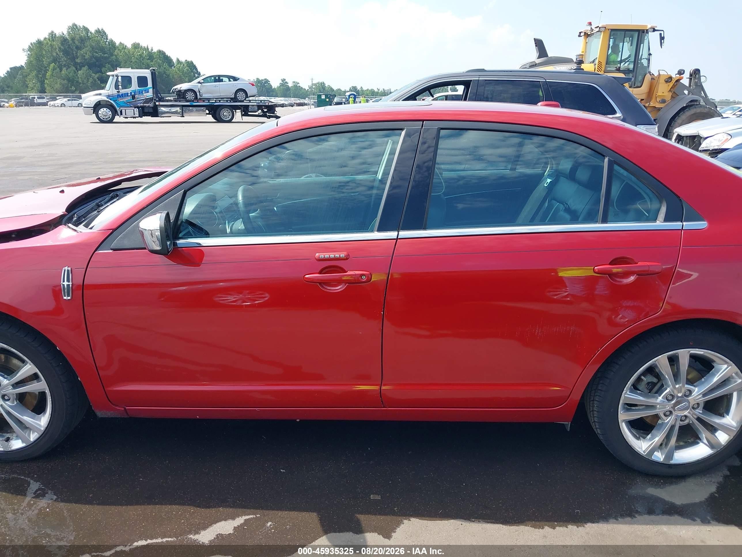 2010 Lincoln Mkz   Red vin: 3LNHL2GC8AR602664