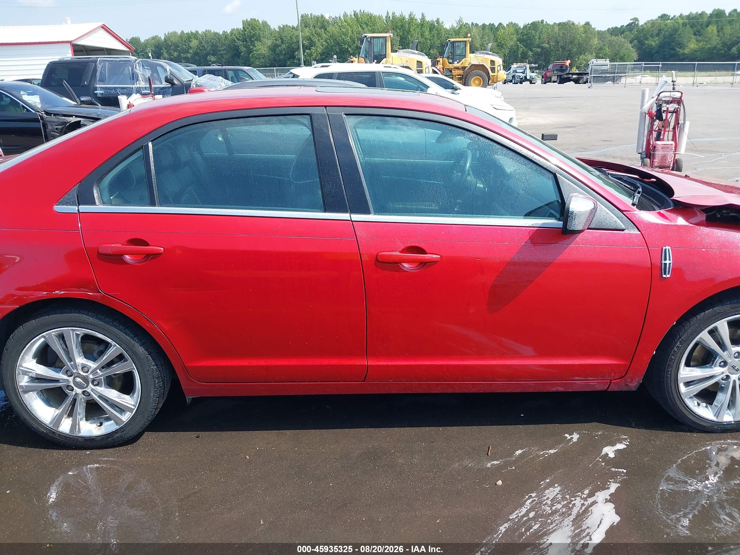 2010 Lincoln Mkz   Red vin: 3LNHL2GC8AR602664