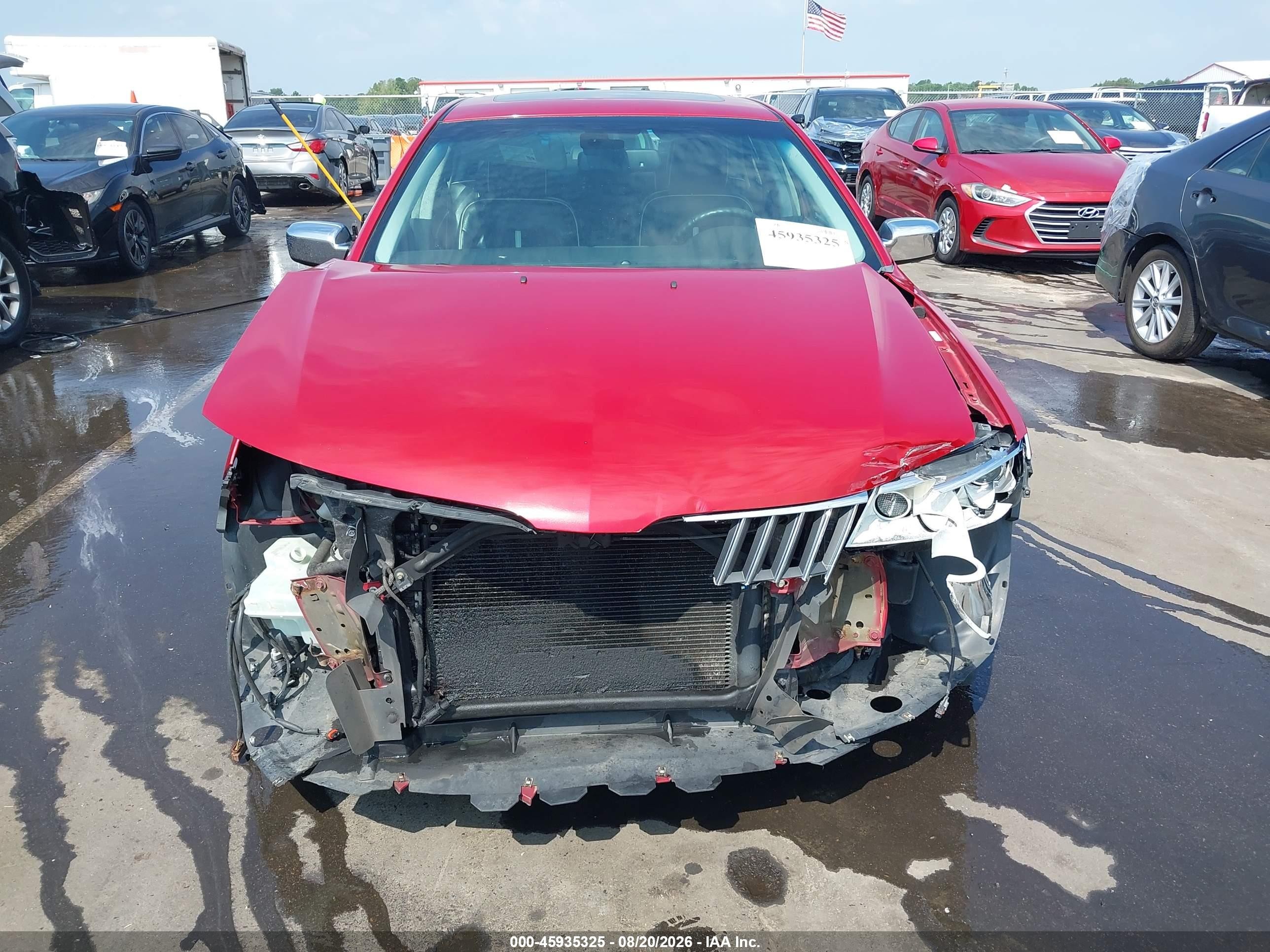2010 Lincoln Mkz   Red vin: 3LNHL2GC8AR602664