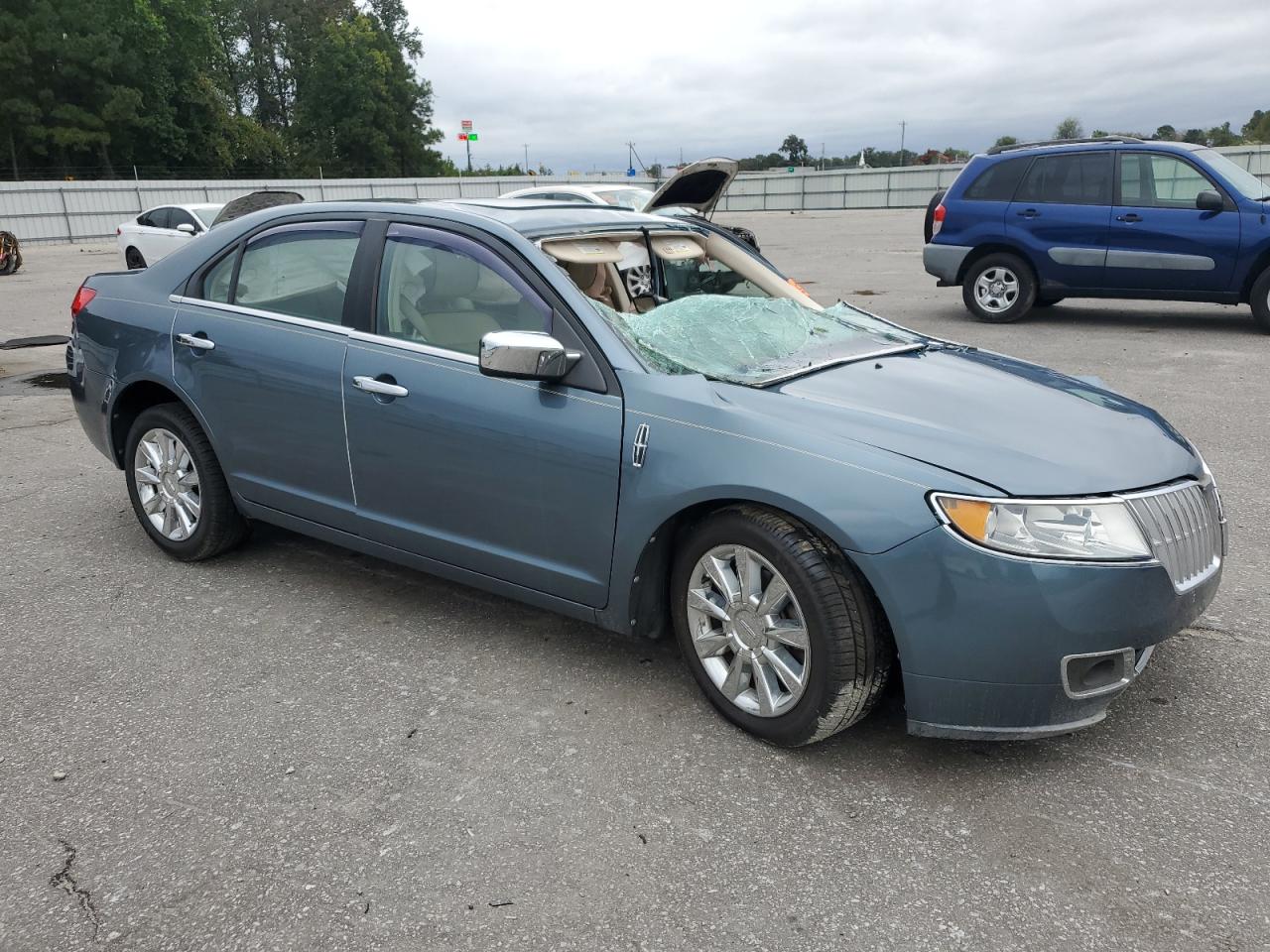 2011 Lincoln Mkz Blue vin: 3LNHL2GC8BR753666