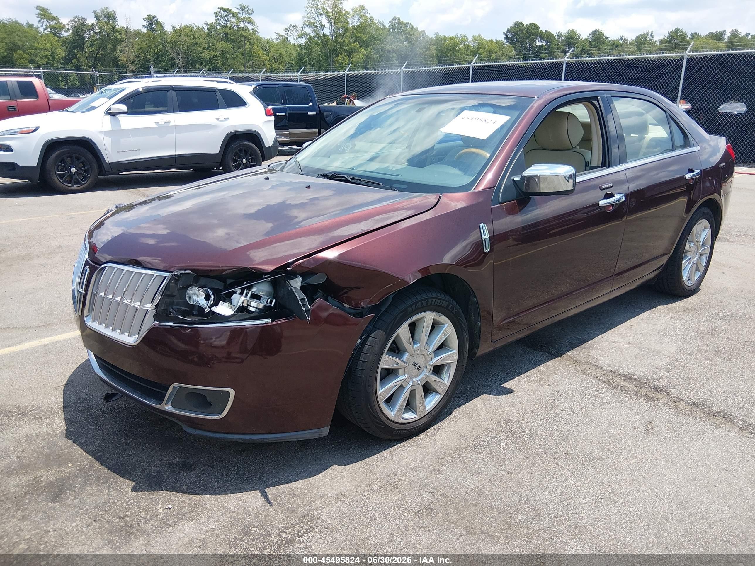 2012 Lincoln Mkz   Maroon vin: 3LNHL2GC8CR812457