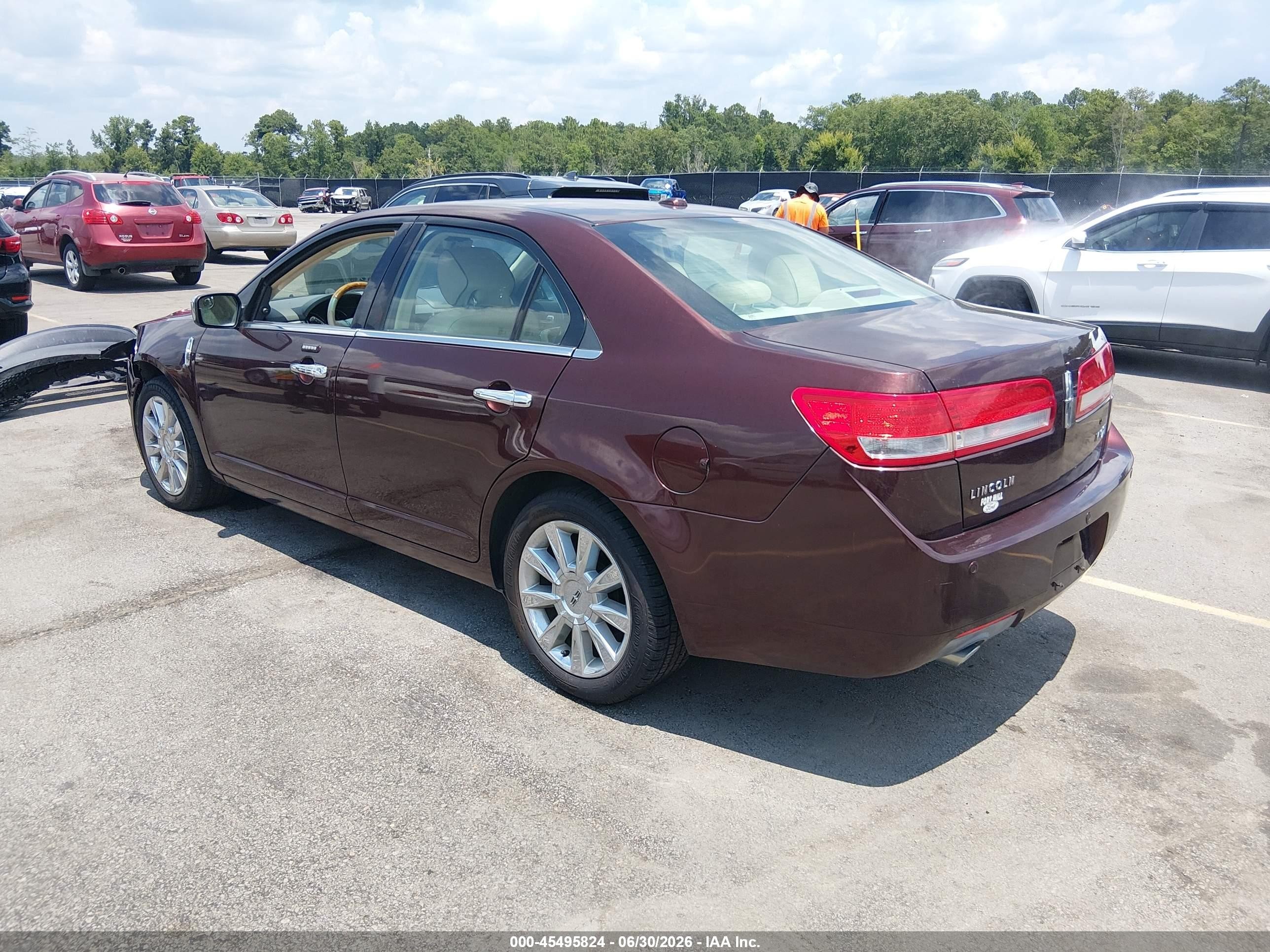 2012 Lincoln Mkz   Maroon vin: 3LNHL2GC8CR812457