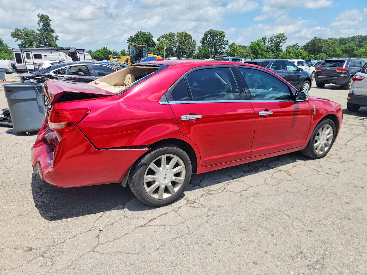 2012 Lincoln Mkz Red vin: 3LNHL2GC8CR837441