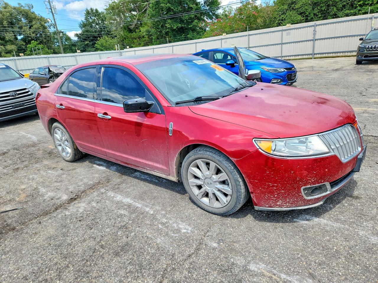 2010 Lincoln Mkz Red vin: 3LNHL2GC9AR640887