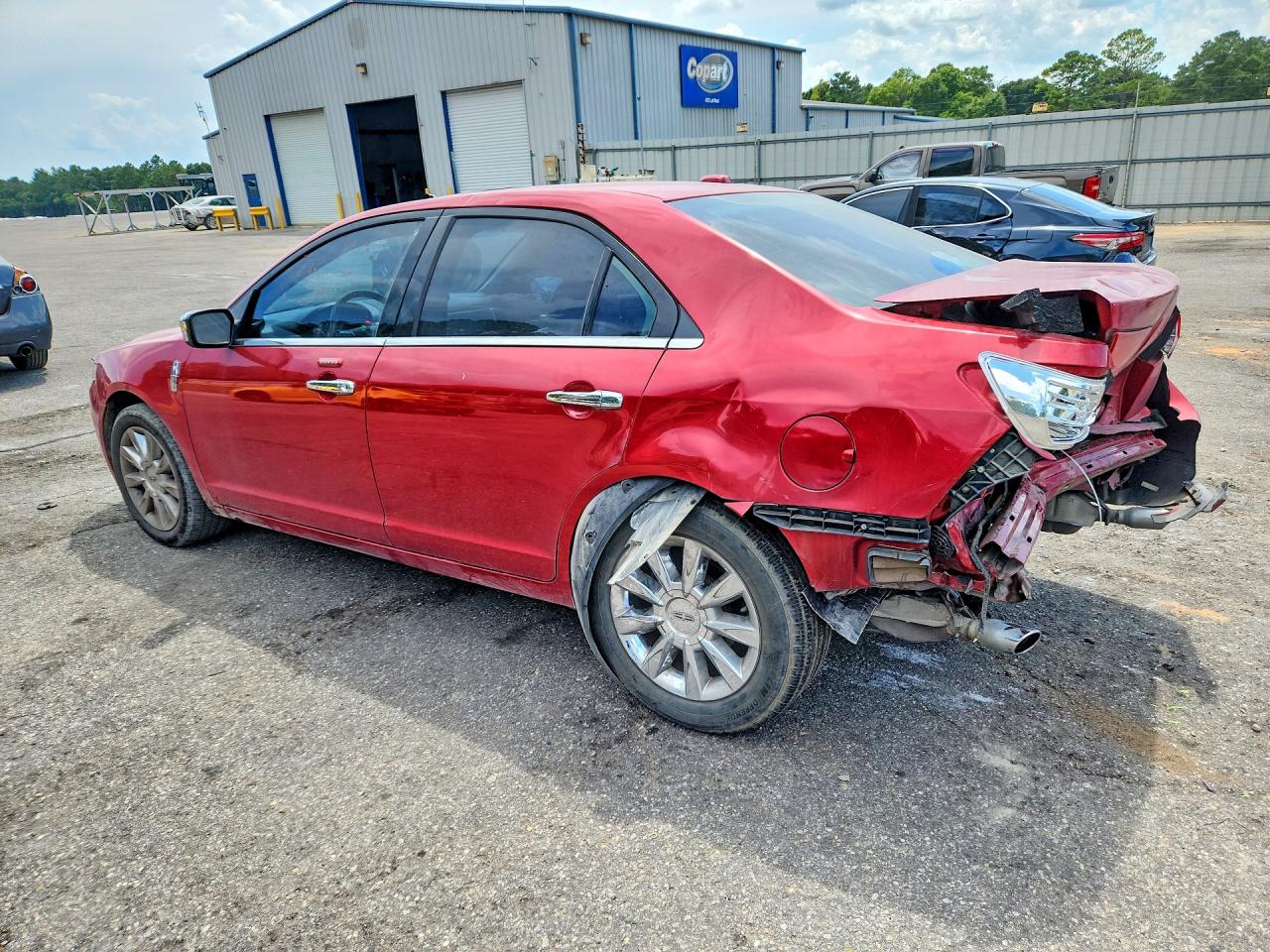 2010 Lincoln Mkz Red vin: 3LNHL2GC9AR640887