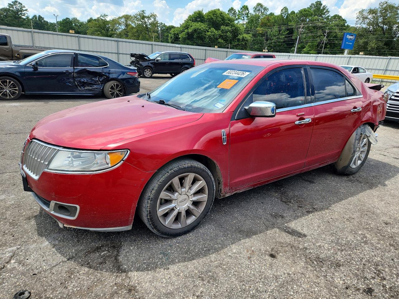 2010 Lincoln Mkz Red vin: 3LNHL2GC9AR640887