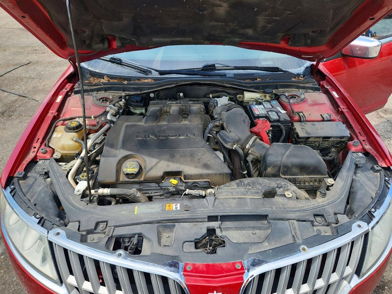 2010 Lincoln Mkz Red vin: 3LNHL2GC9AR640887