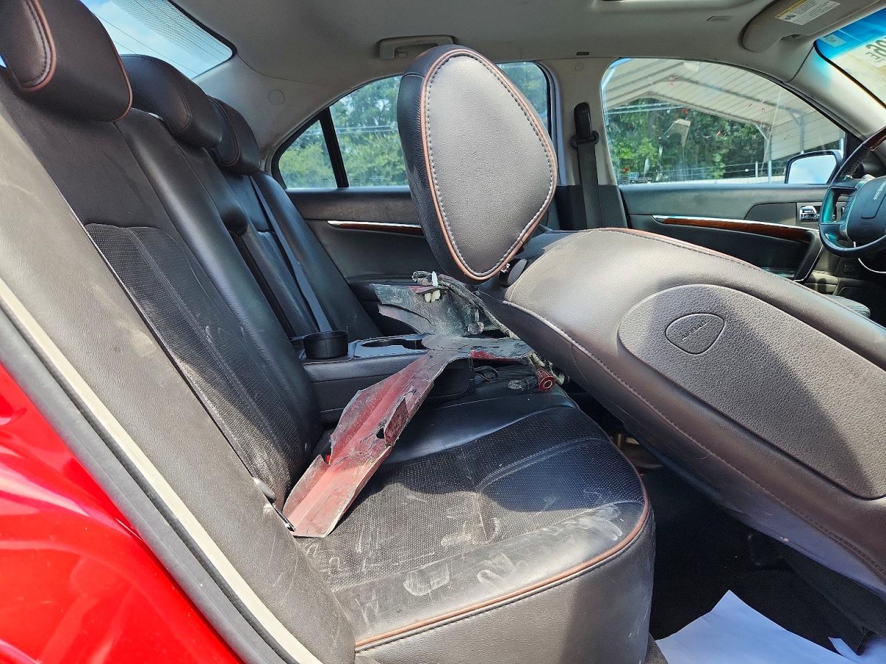 2010 Lincoln Mkz Red vin: 3LNHL2GC9AR640887