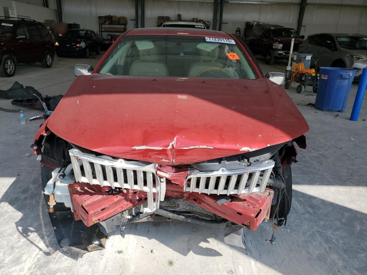 2010 Lincoln Mkz Red vin: 3LNHL2GC9AR751729